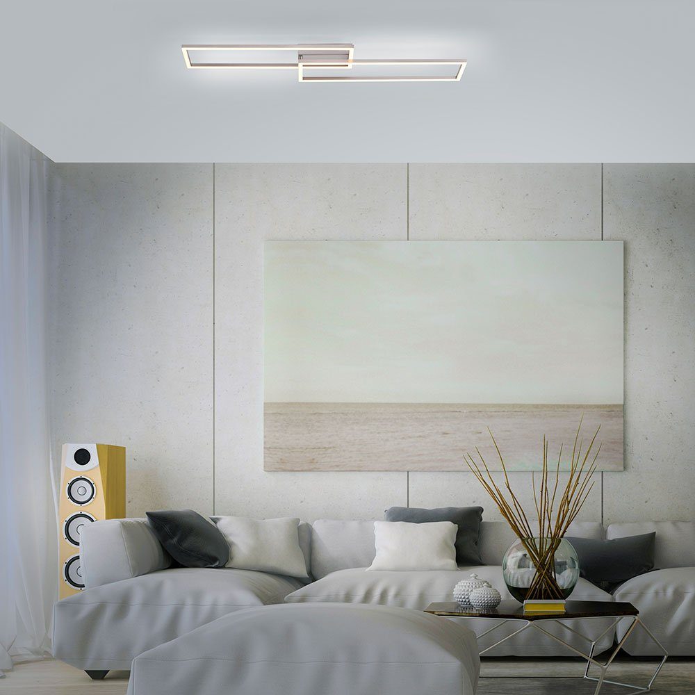 etc-shop Warmweiß, LED-Leuchtmittel Designlampe LED dimmbar Deckenleuchte, Deckenleuchte, Deckenlampe LED Wohnzimmerleuchte verbaut, fest