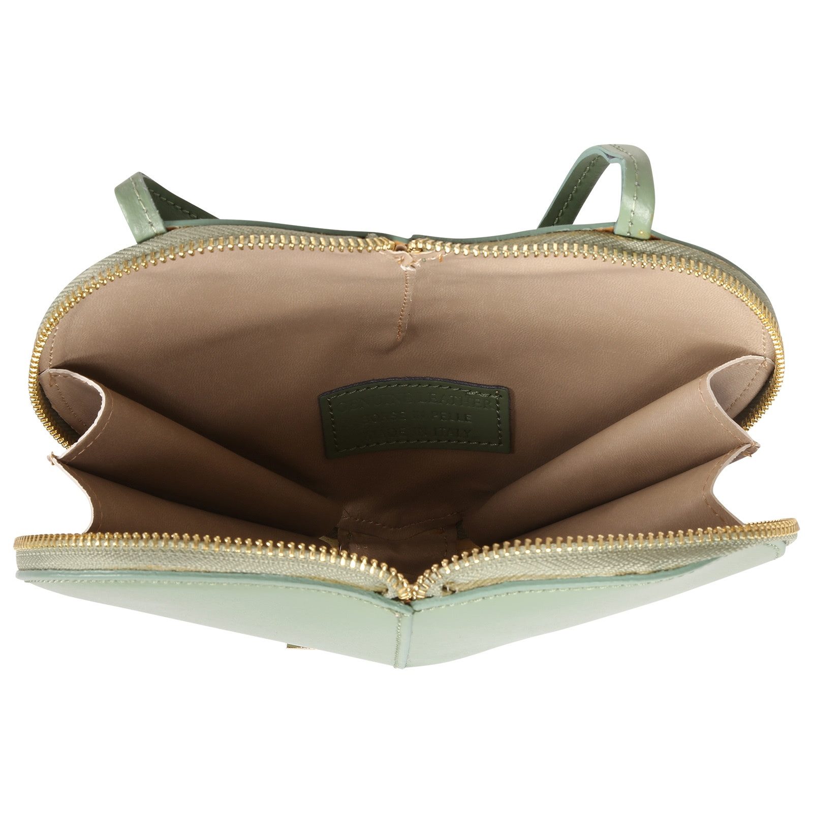 Toscanto Umhängetasche Toscanto Tasche lindgrün Umhängetasche (Umhängetasche), Damen Umhängetasche Leder, lindgrün ca. 22cm x ca. 16cm