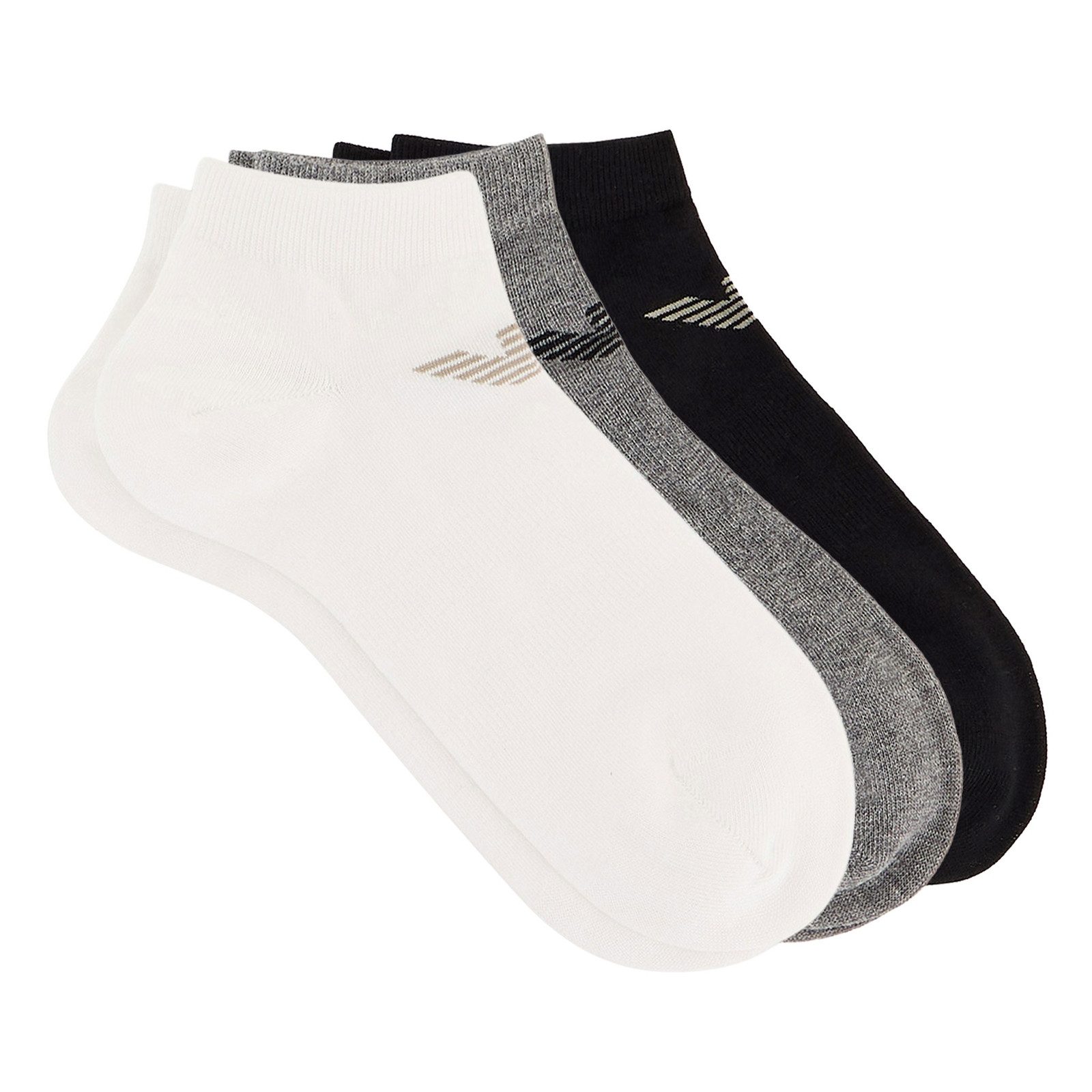 Emporio Armani Sneakersocken 3er Pack Sneakersocken (3-Paar) mit Logo