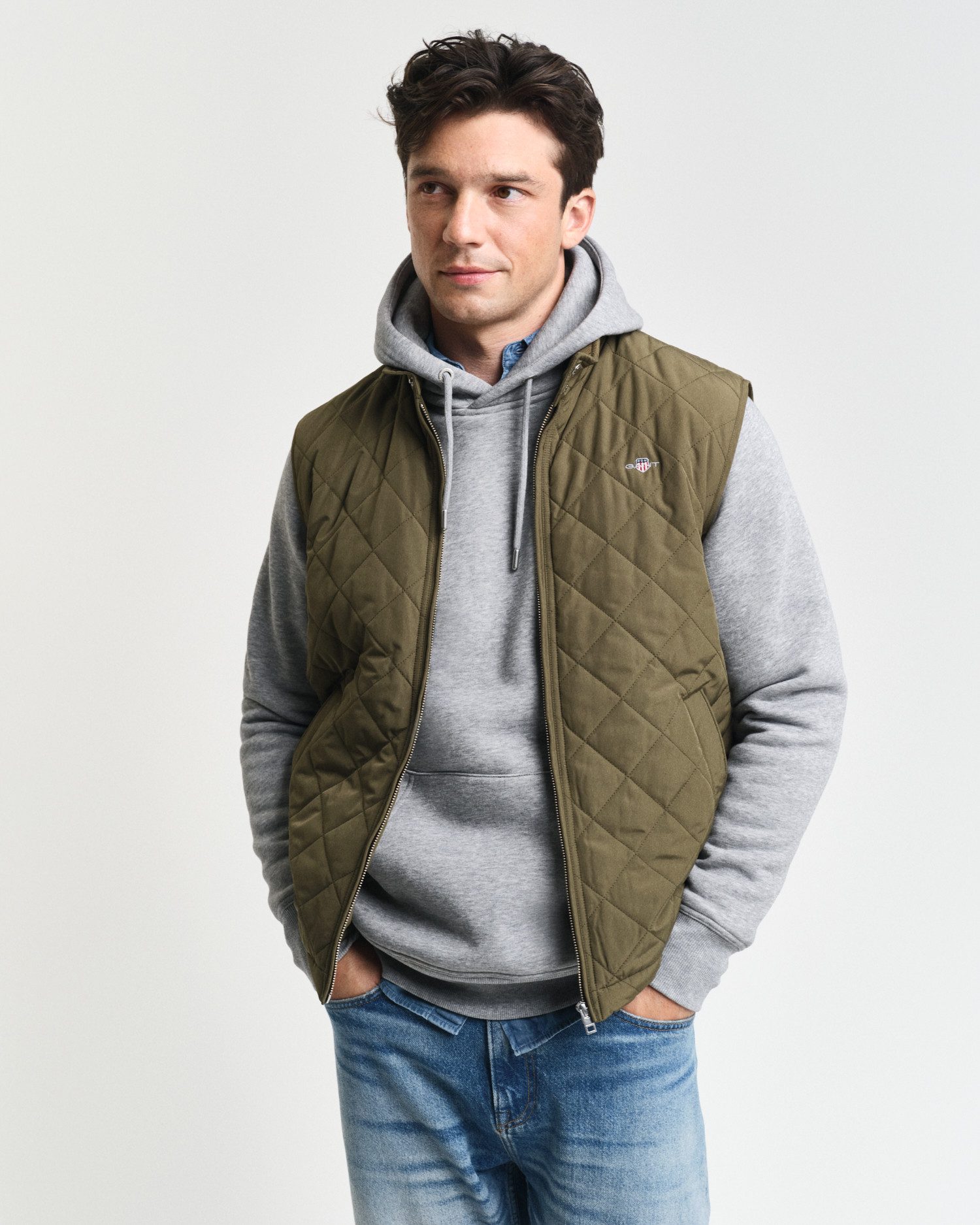 Gant Steppweste QUILTED WINDCHEATER VEST mit günstig online kaufen