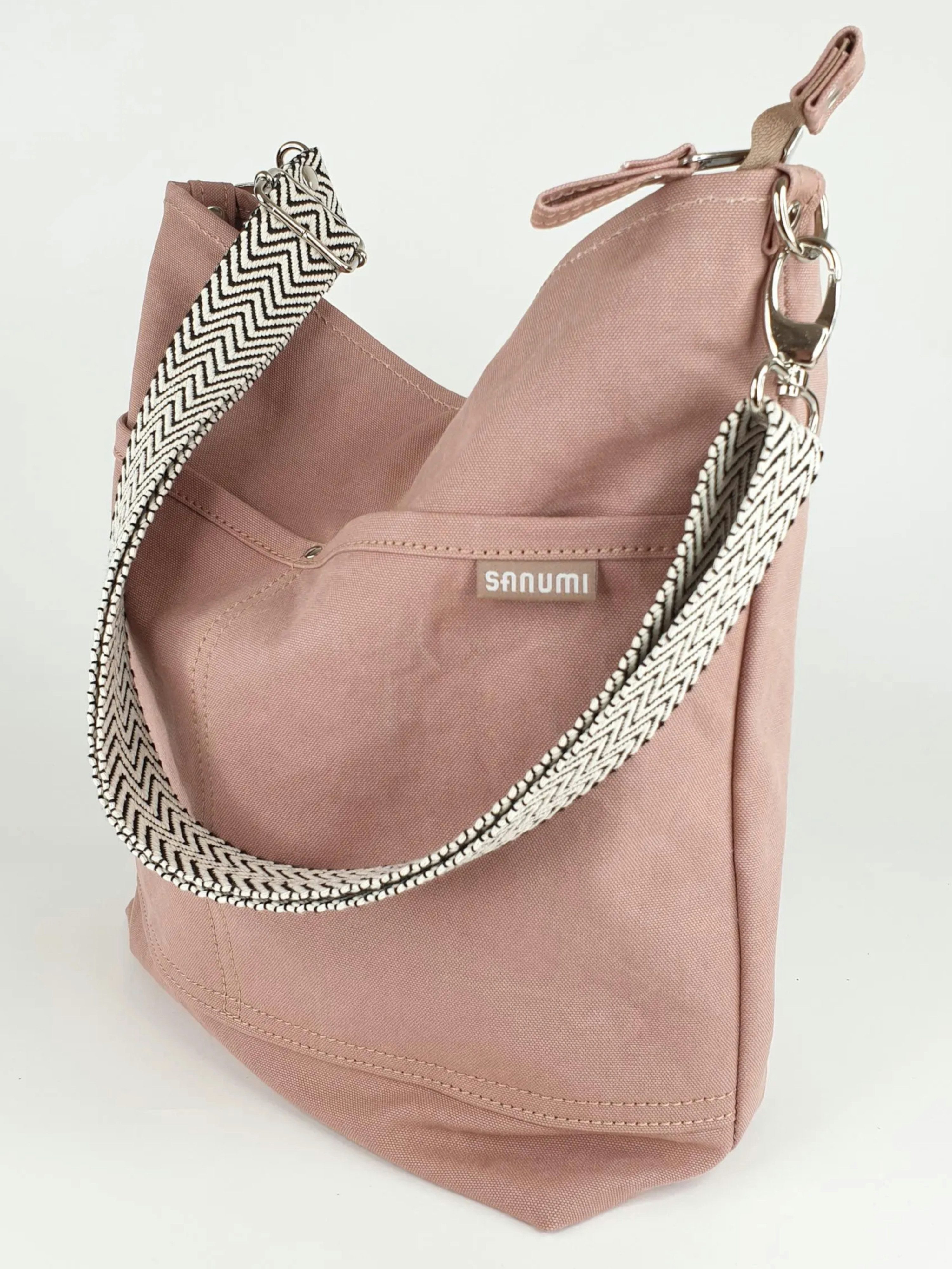 sanumi Umhängetasche Canvas Hobobag