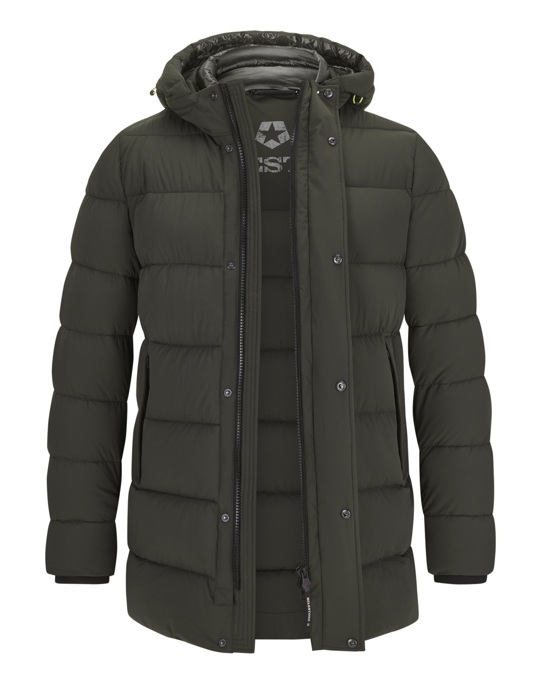 Milestone Funktionsparka MSTedros gesteppter Stretch Parka mit Kapuze, wass günstig online kaufen