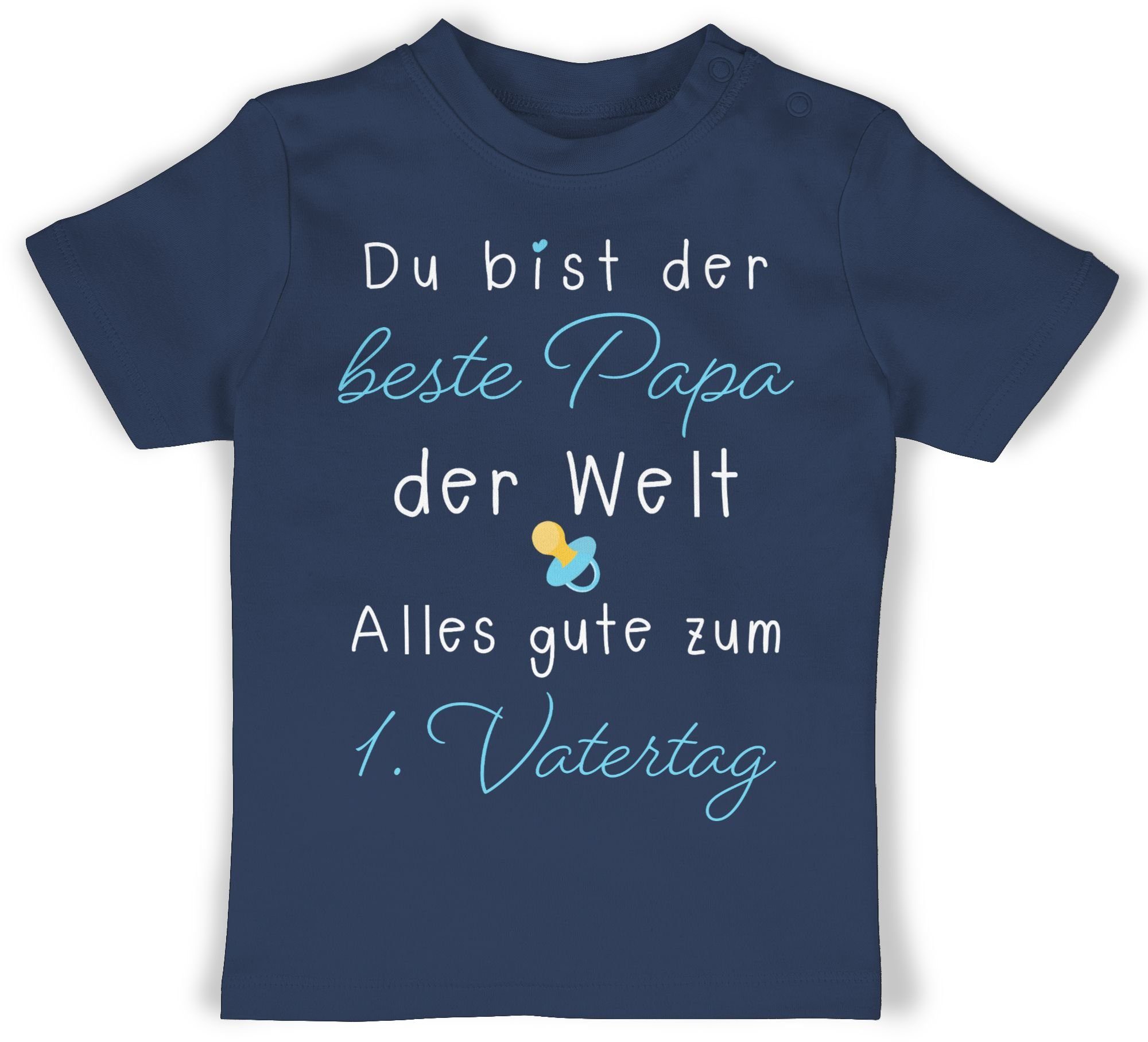 T-Shirt 1. Vatertag - Du bist der beste Papa der Welt