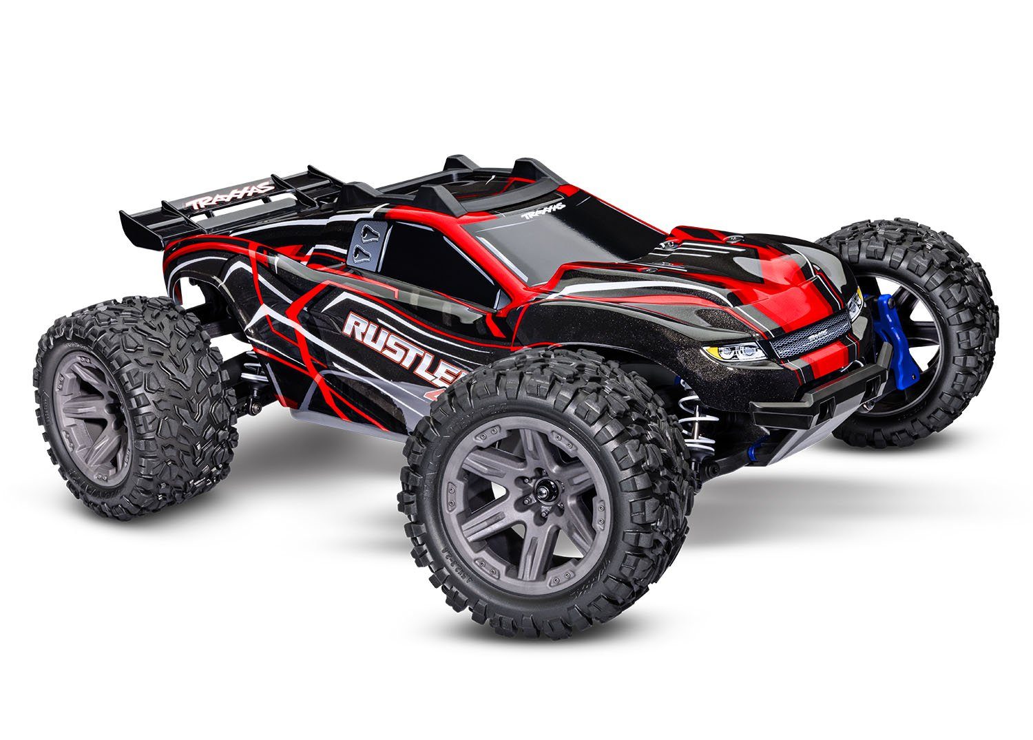 Traxxas RC-Buggy Traxxas RC Rustler 4x4 Brushless 2S Stadium Truck RTR rot 1:10