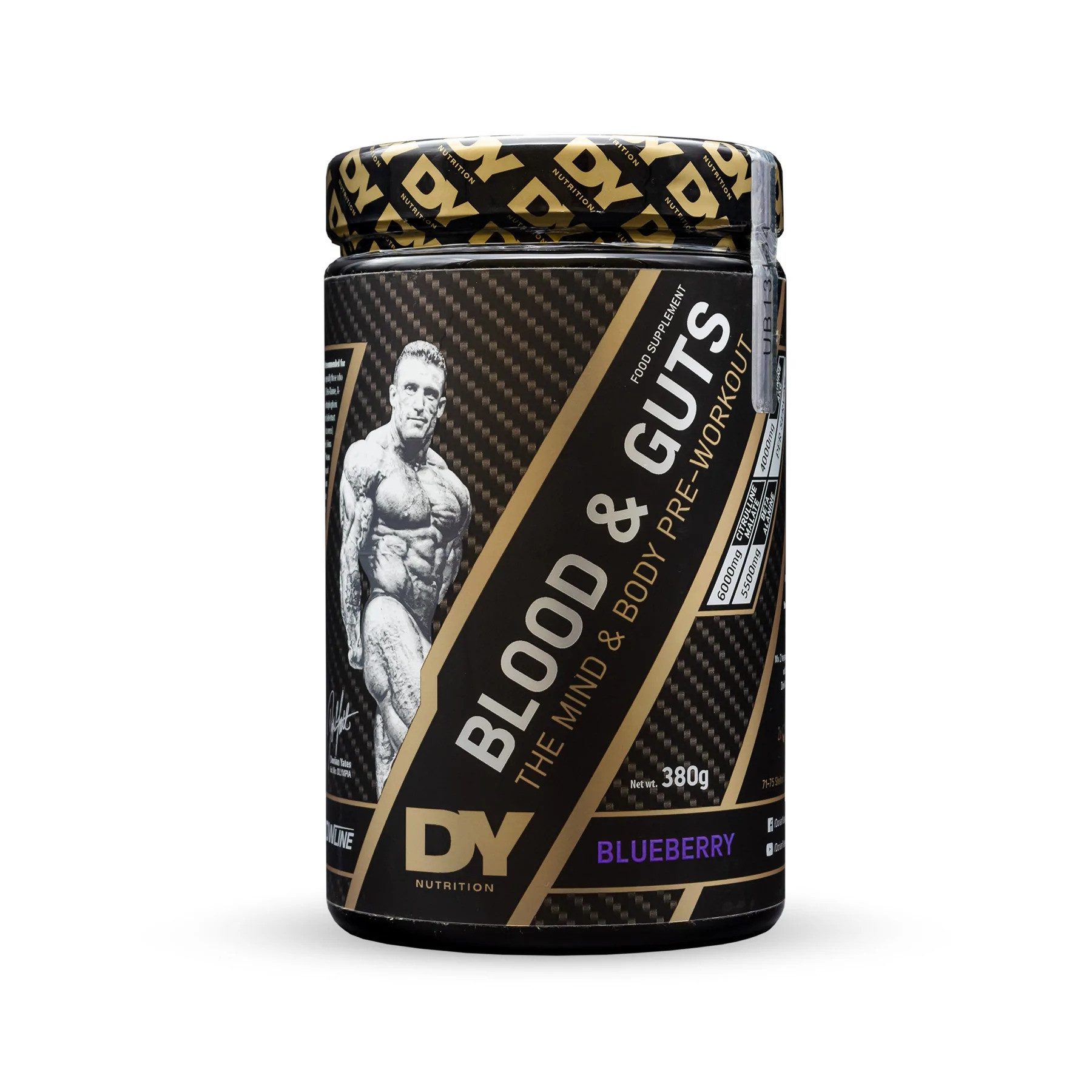 DY Nutrition Blood Guts 380g - Bubblegum Pulver, 380 g, Pulver