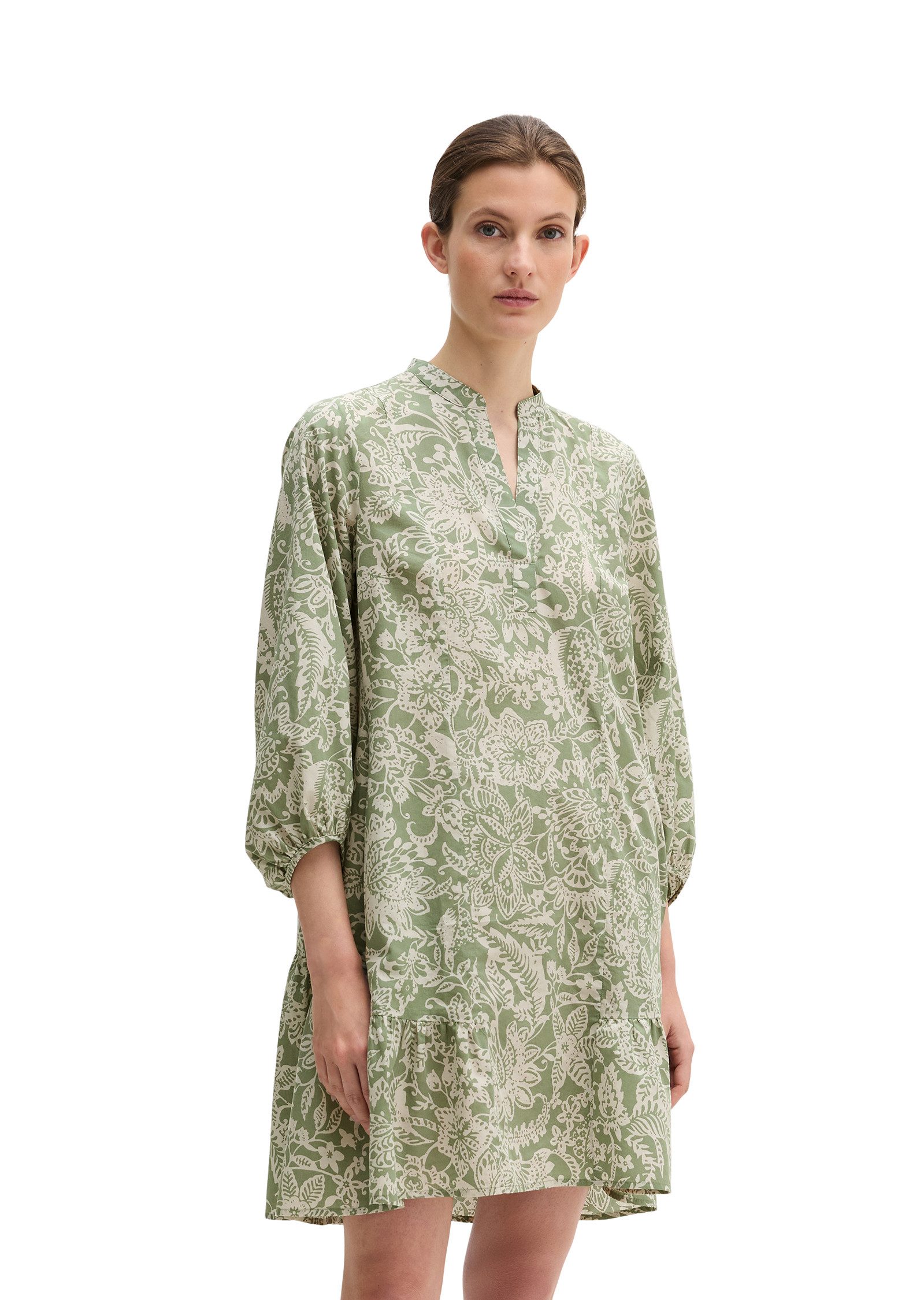 Marc O'Polo Sommerkleid loose fit aus bedrucktem Light-Popeline, ungefütter günstig online kaufen