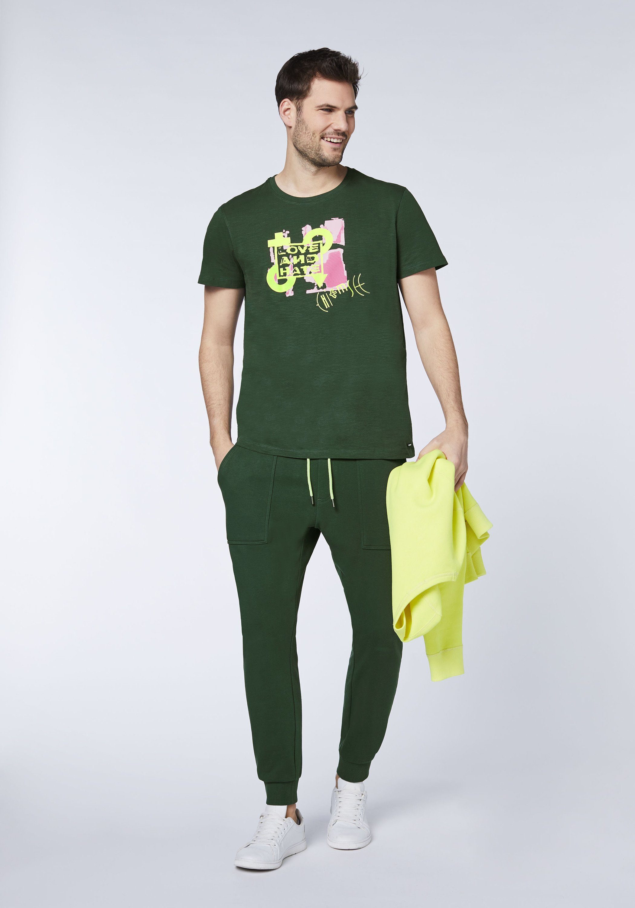 Print-Shirt Gables T-Shirt Green Chiemsee
