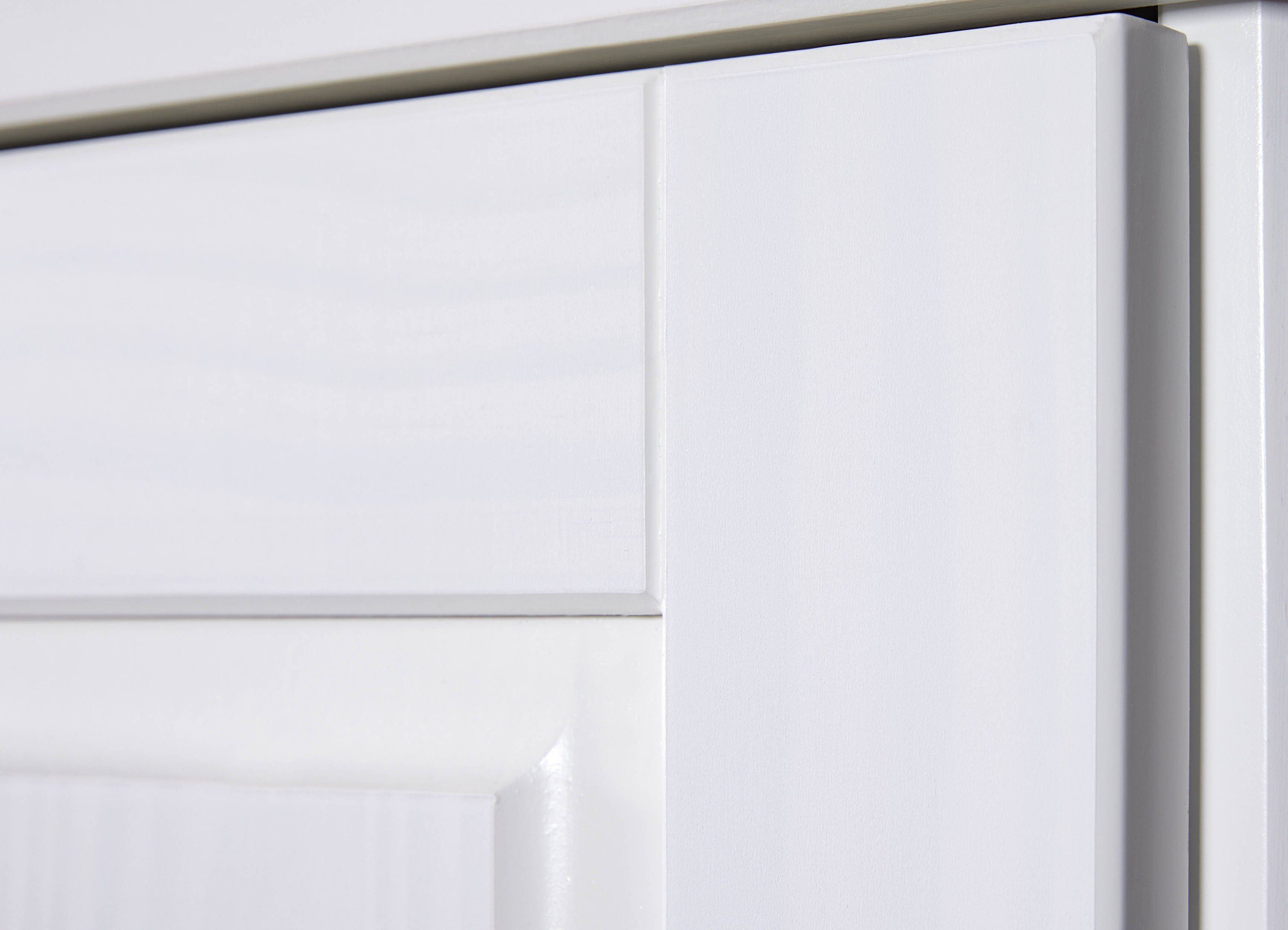Einlegeböden 55 Kleiderschrank Weiss aus möbelando 5 x mit 140 und Magnus in 3 Massivholz x cm) Türen 190 (BxHxT
