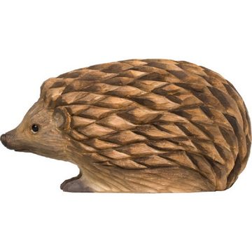 Wildlife Garden Skulptur Hedgehog Handcarved
