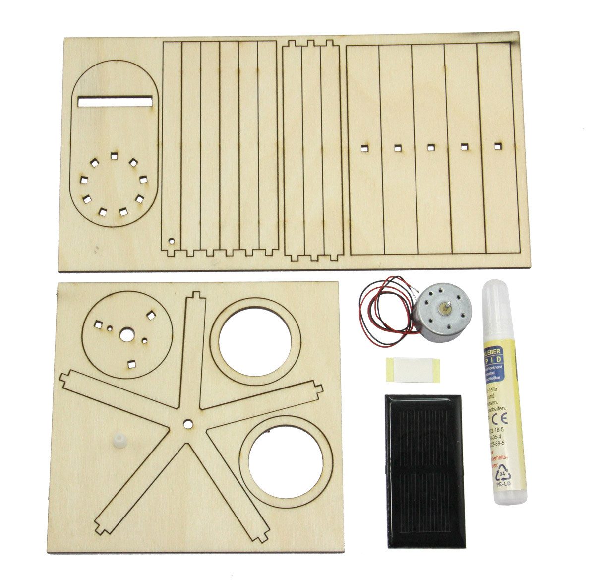 SOL-EXPERT group Modellbausatz Windgenerator-Solarbausatz SAVONIUS