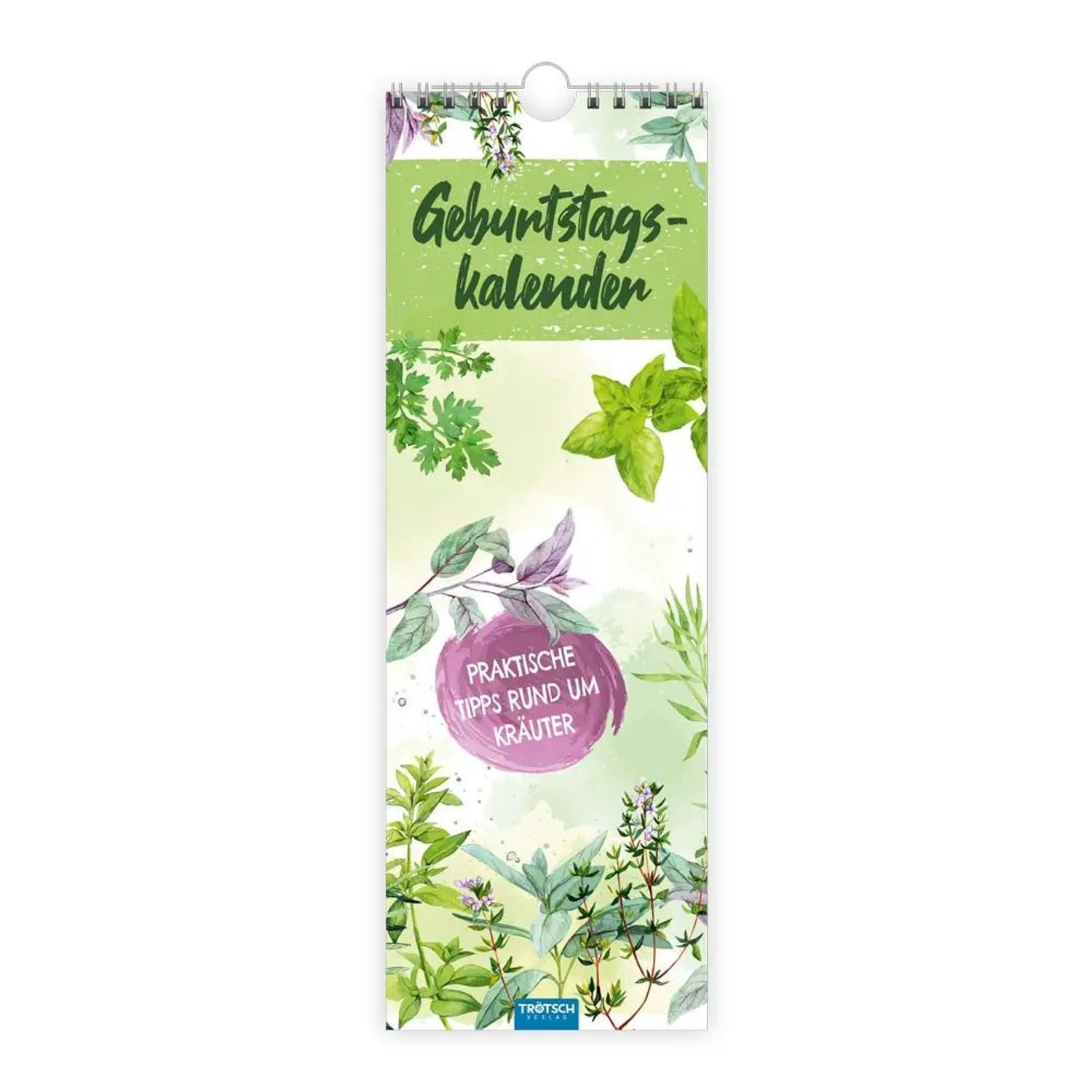 Trötsch Verlag Wandkalender Trösch Wandkalender Geburtstagskalender Kräuterwelt