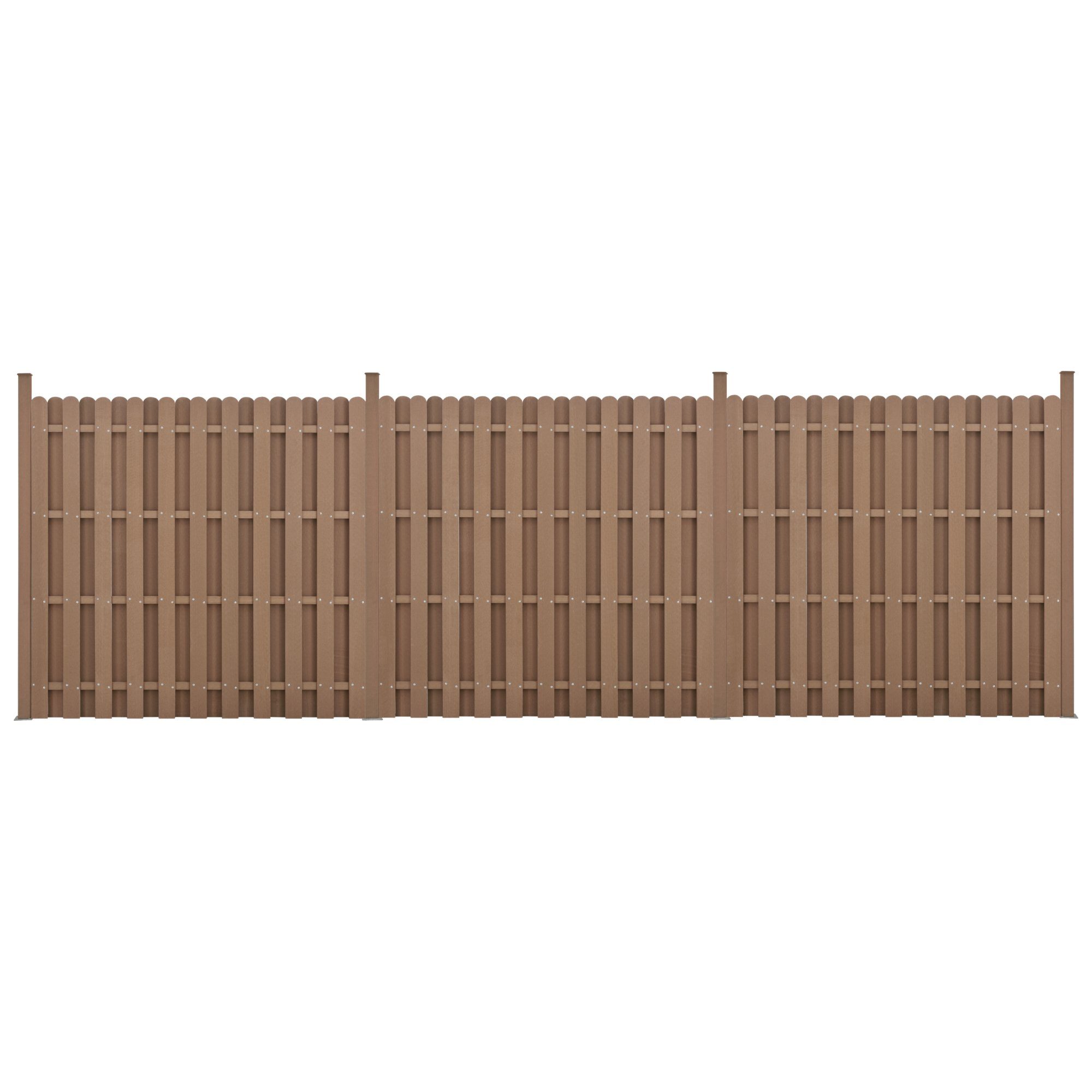 neu.holz Gartenzaun, (mit Pfosten), »Langreo« Lamellenzaun günstig online kaufen