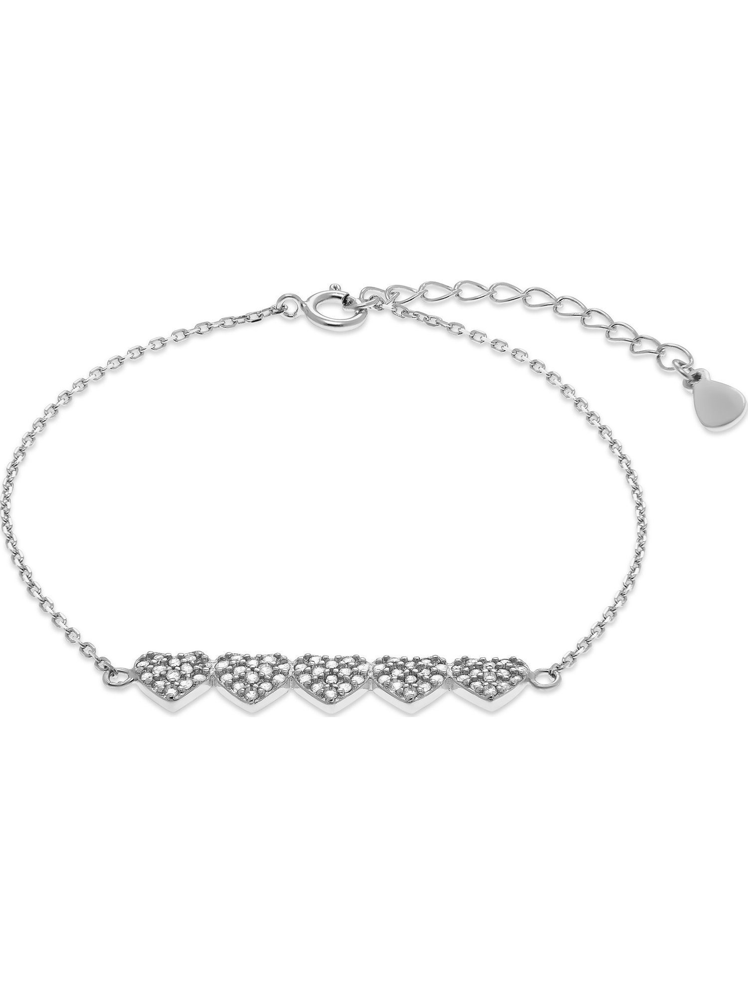 FAVS Silberarmband FAVS Damen-Armband 925er Silber 60 Zirkonia, Klassisch