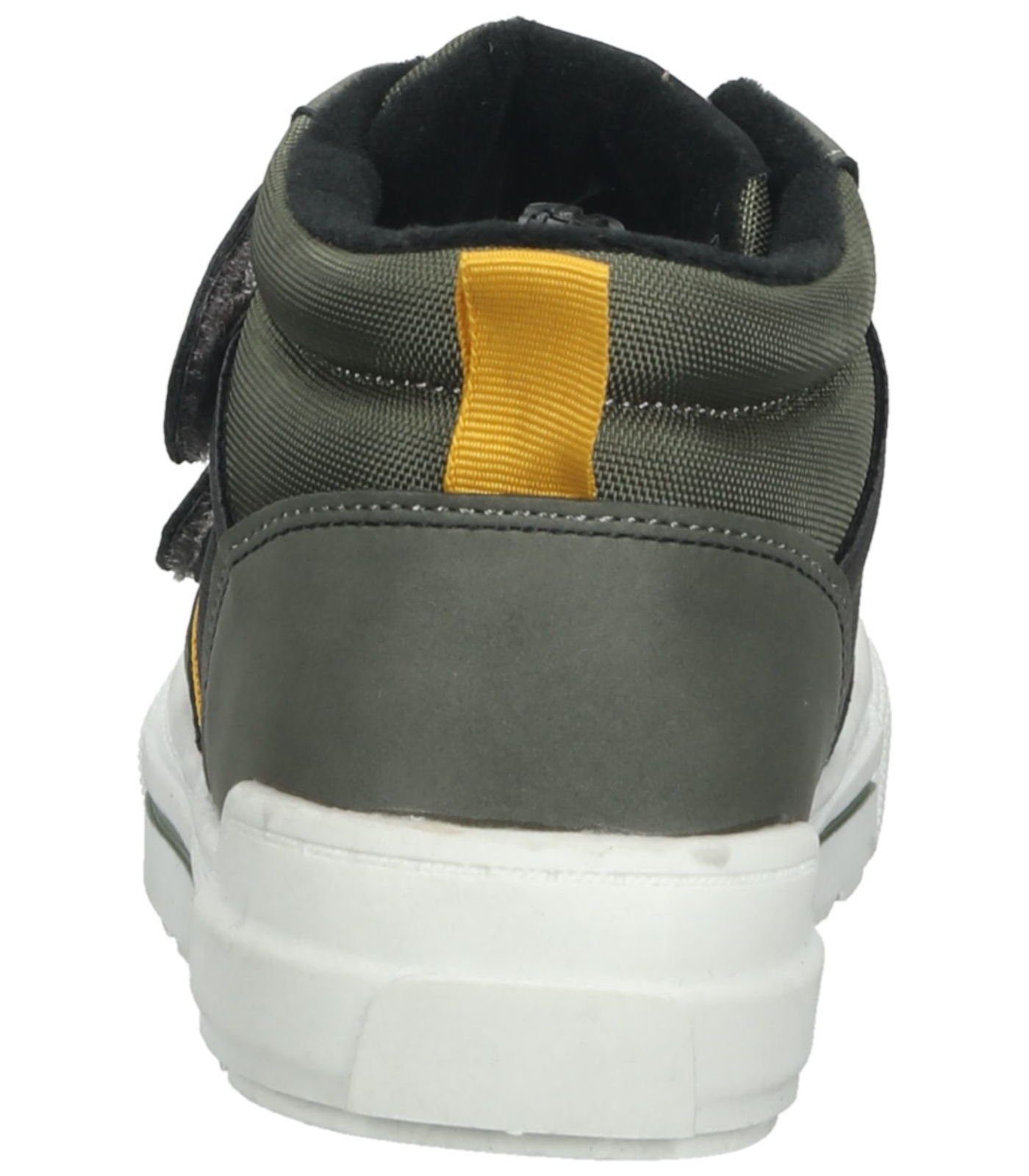 Khaki s.Oliver Lederimitat/Textil Sneaker Sneaker