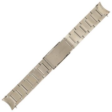 Fossil Uhrenarmband 20mm Metall Silber BQ-1010