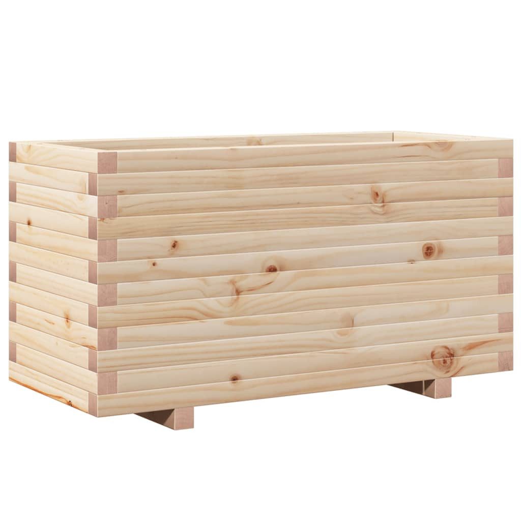 vidaXL Blumentopf Pflanzkübel 90x40x49,5 cm Massivholz günstig online kaufen