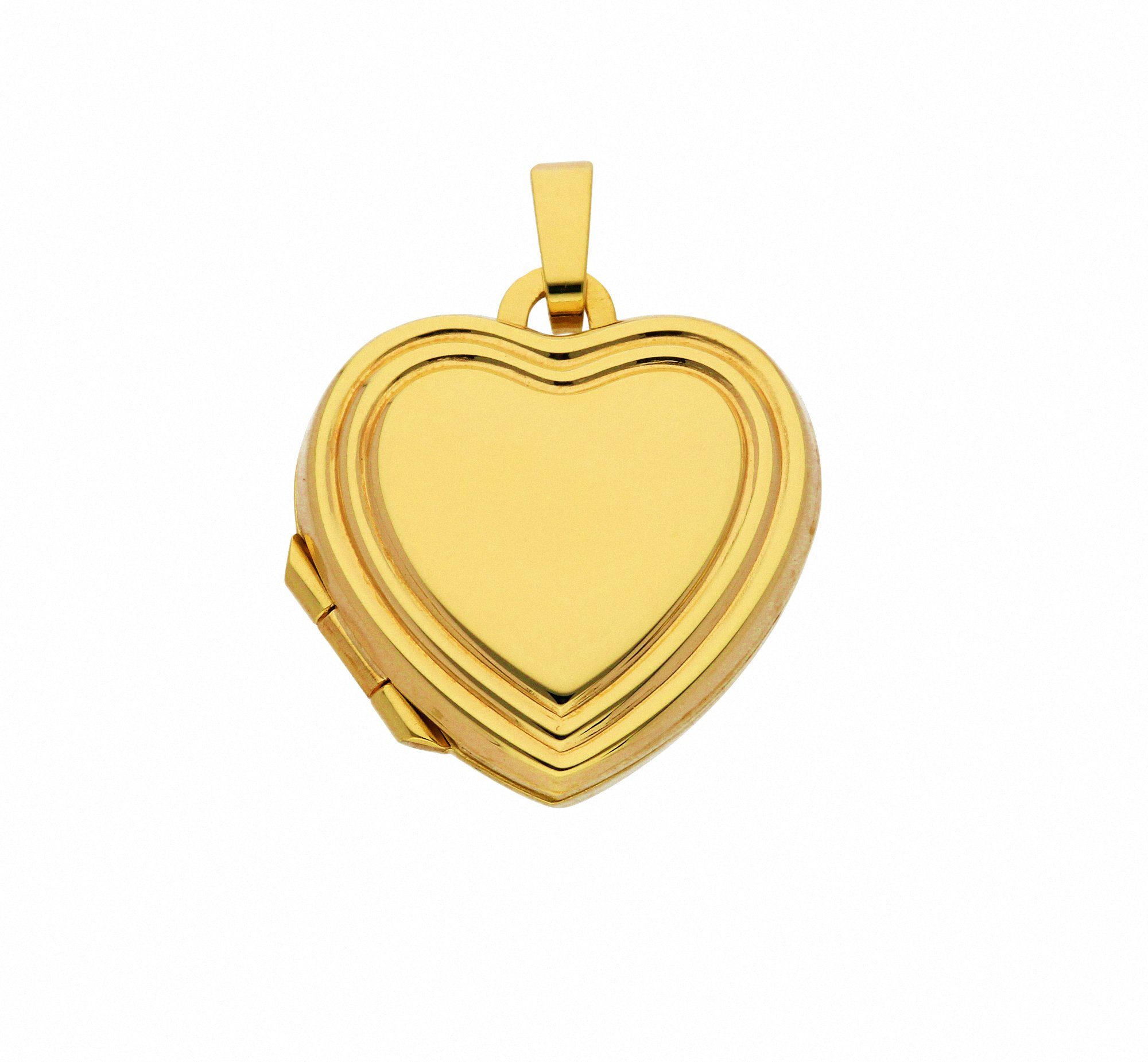 Kette Anhänger mit Halskette Anhänger, Gold Adelia´s - Medaillon 585 mit Set Schmuckset