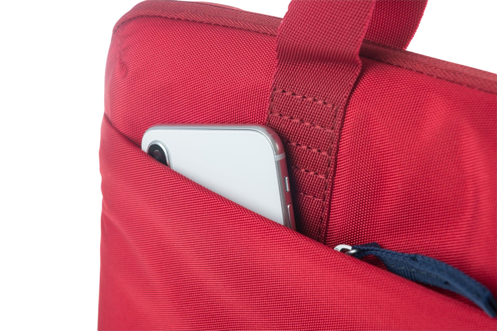 Tucano Laptoptasche mit aus Notebook Schlanke von Smilza 14 Nylon Tasche Zoll, Tucano für Rot 13 Schultergurt bis Laptops 