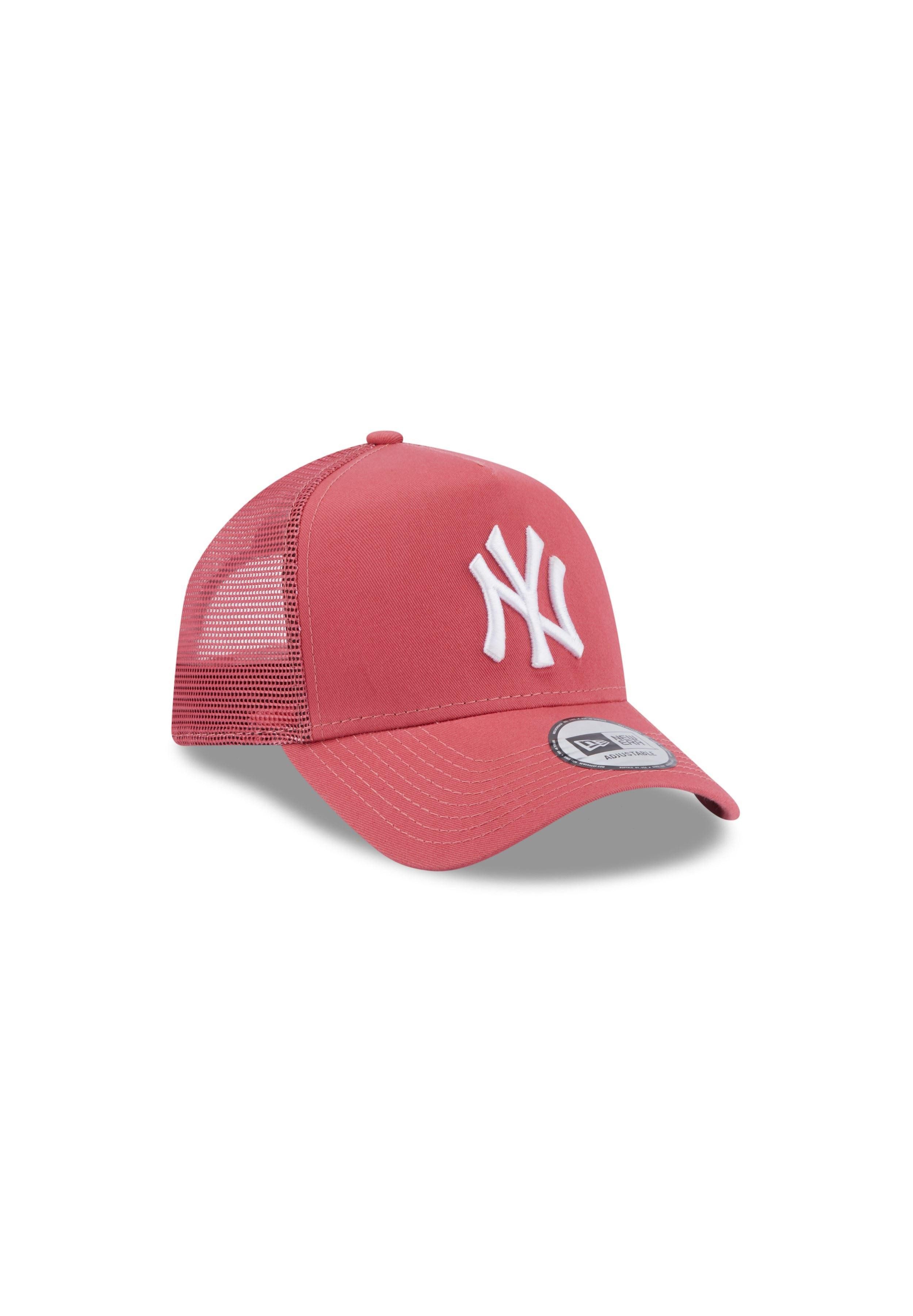 New Era Baseball Cap New York Yankees MLB League Essential Lightpink A-Frame Adjustable Tru (1-St)