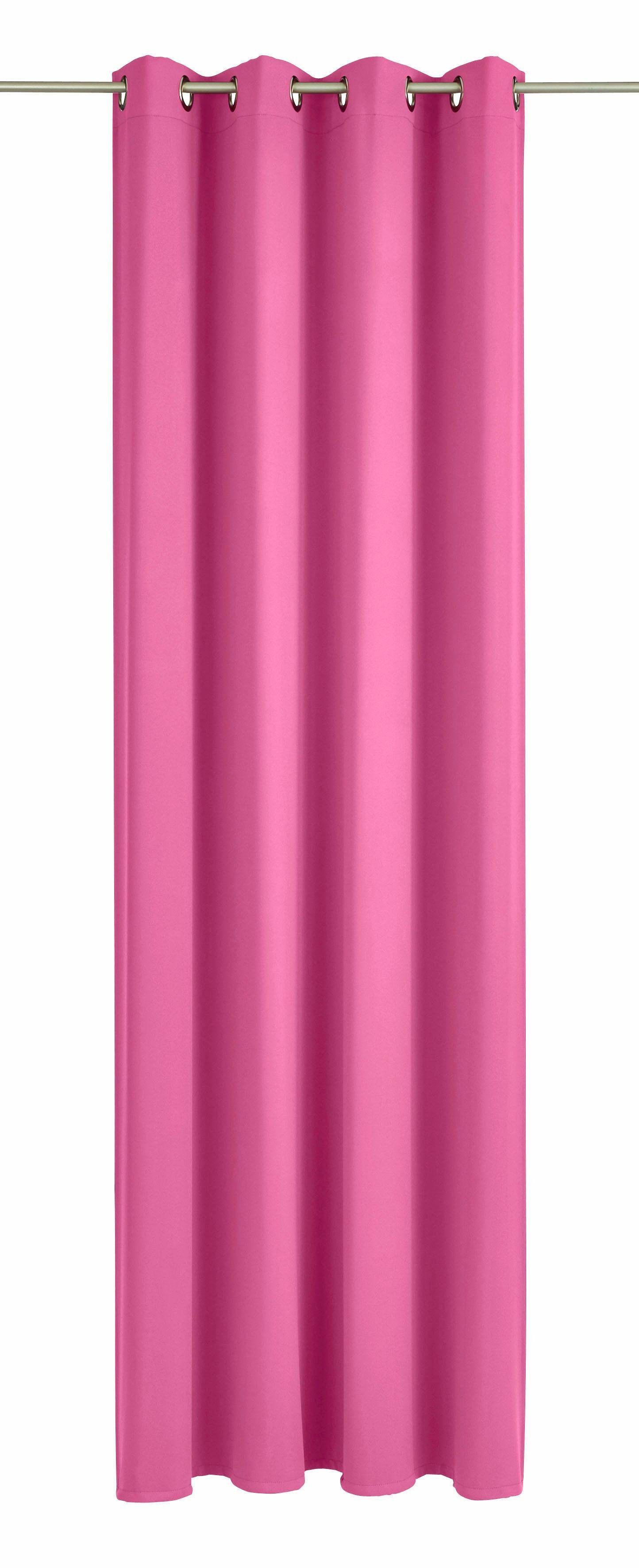 Vorhang Dim out, Wirth, Ösen (1 St), verdunkelnd pink