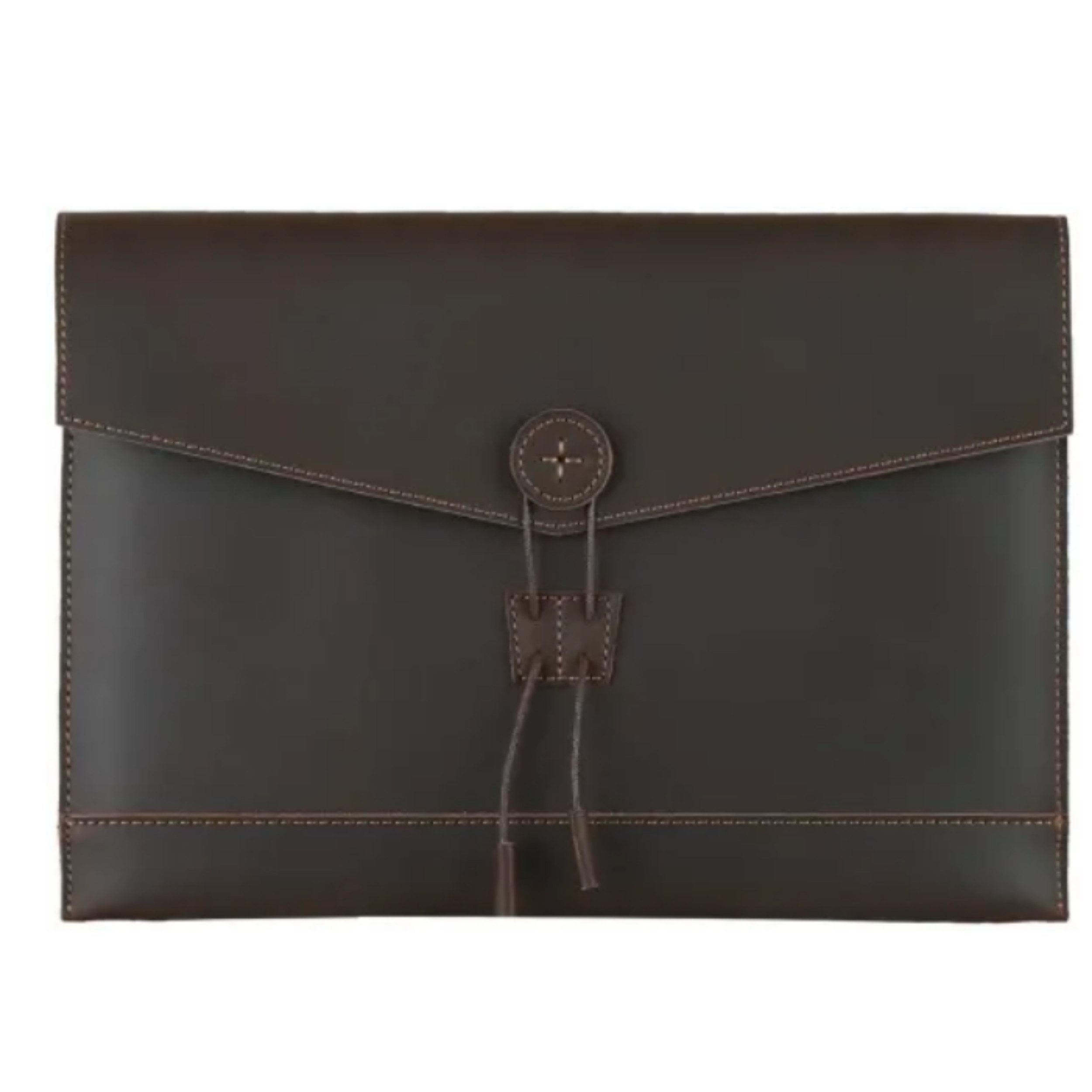 M-Diamant Konferenzmappe Lederumschlag Portfolio A4 Reisedokumente Kartenetui Reisepasshülle, Edles Vintage-Leder,100% Handarbeit