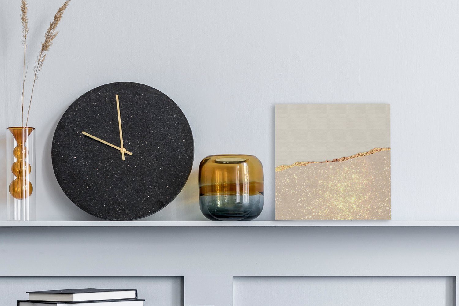 OneMillionCanvasses® Leinwandbild Gold - Rosa - günstig online kaufen
