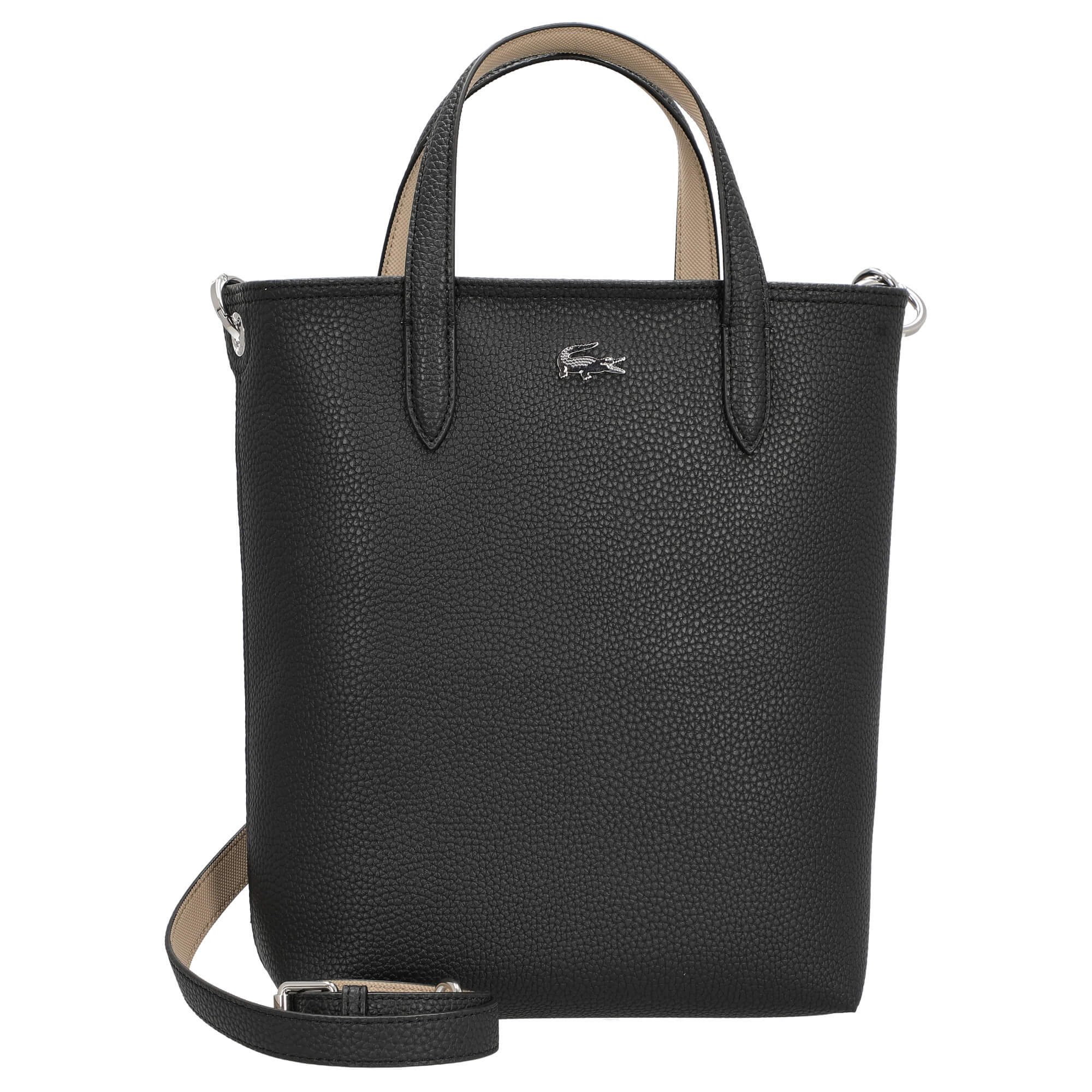 Lacoste Handtasche Anna - Henkeltasche 29 cm (noir krema)