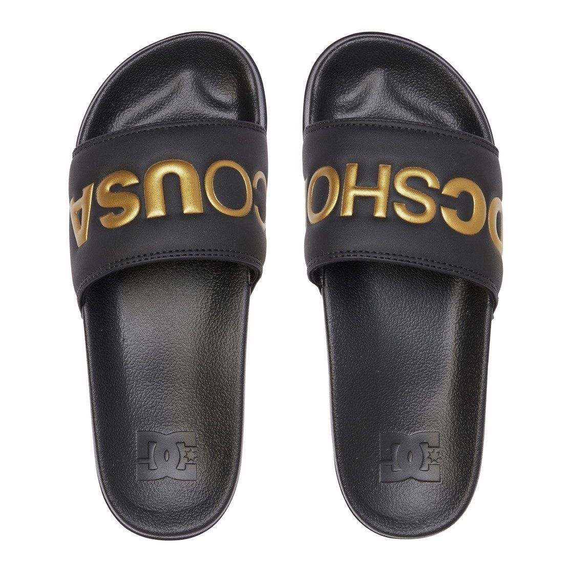 Black/Gold SE Slides Sandale DC Shoes DC