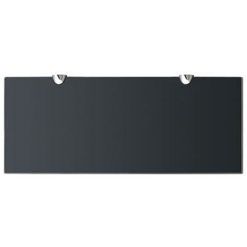 möbelando Wandboard 3014170, BxT: 50x20 cm, aus Glas in Schwarz