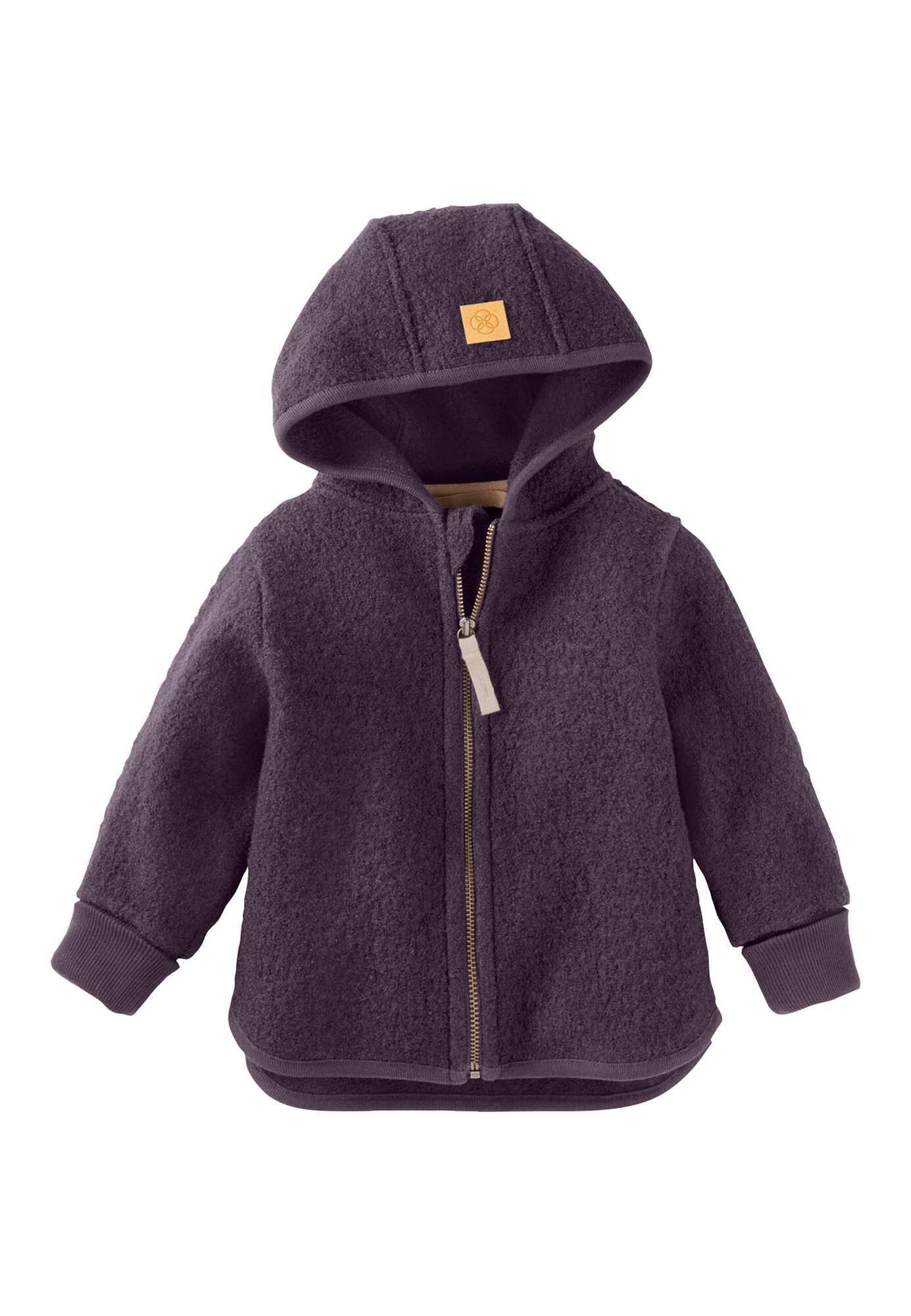 Hessnatur Walkjacke aus reiner Bio-Merinowolle (1-St) aus reiner Bio-Merinowolle
