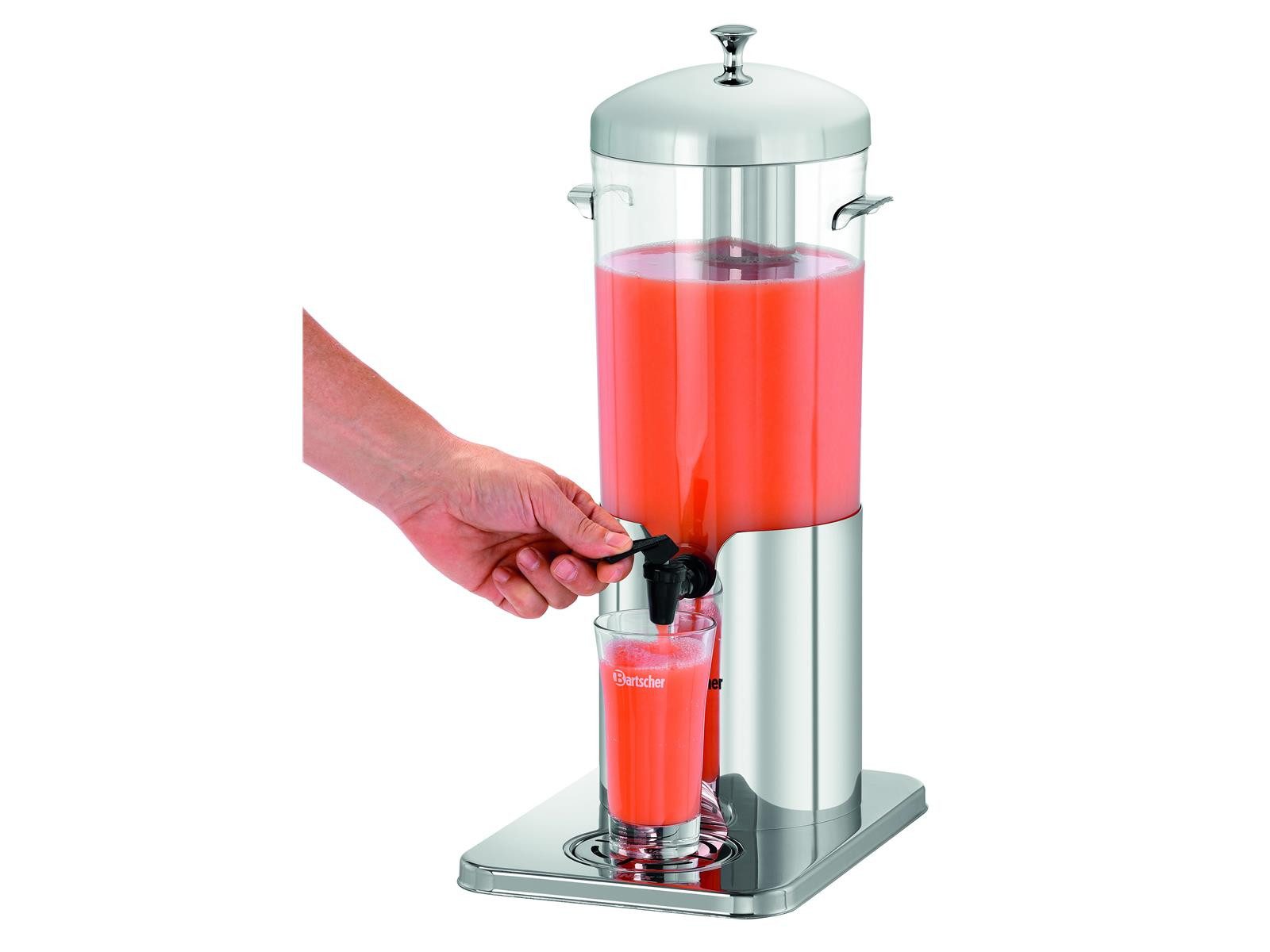 Bartscher Getränkespender Getränke-Dispenser DEW5, 5 Liter, Eisröhre,150996