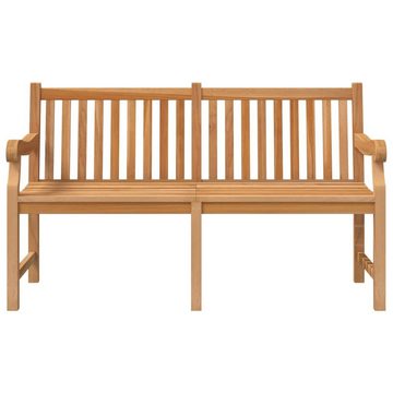 vidaXL Gartenbank Gartenbank 150 cm Massivholz Teak (1-St)