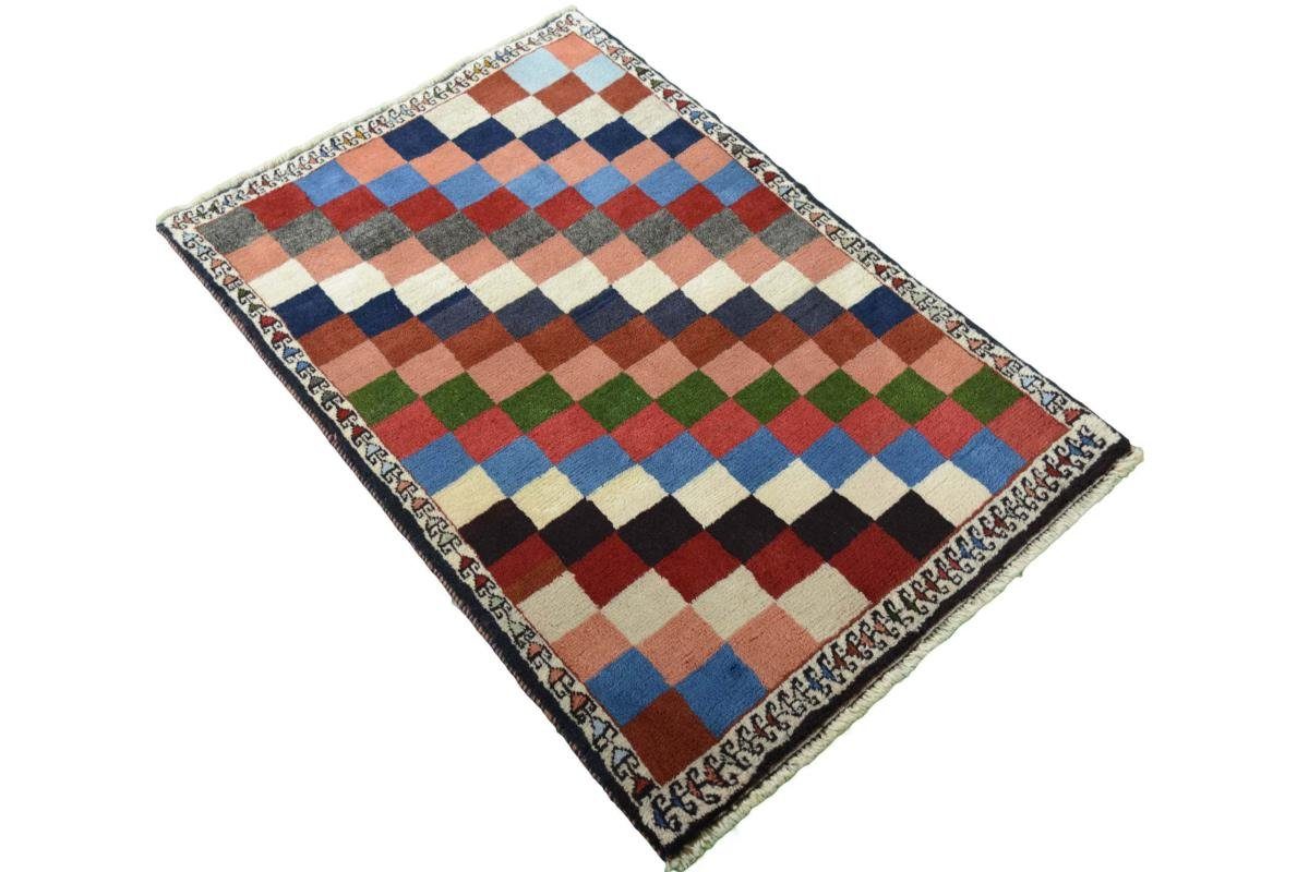 Orientteppich, mm Nain 15 Ghashghai Orientteppich Handgeknüpfter Moderner Trading, Gabbeh rechteckig, 84x124 Höhe: Perser