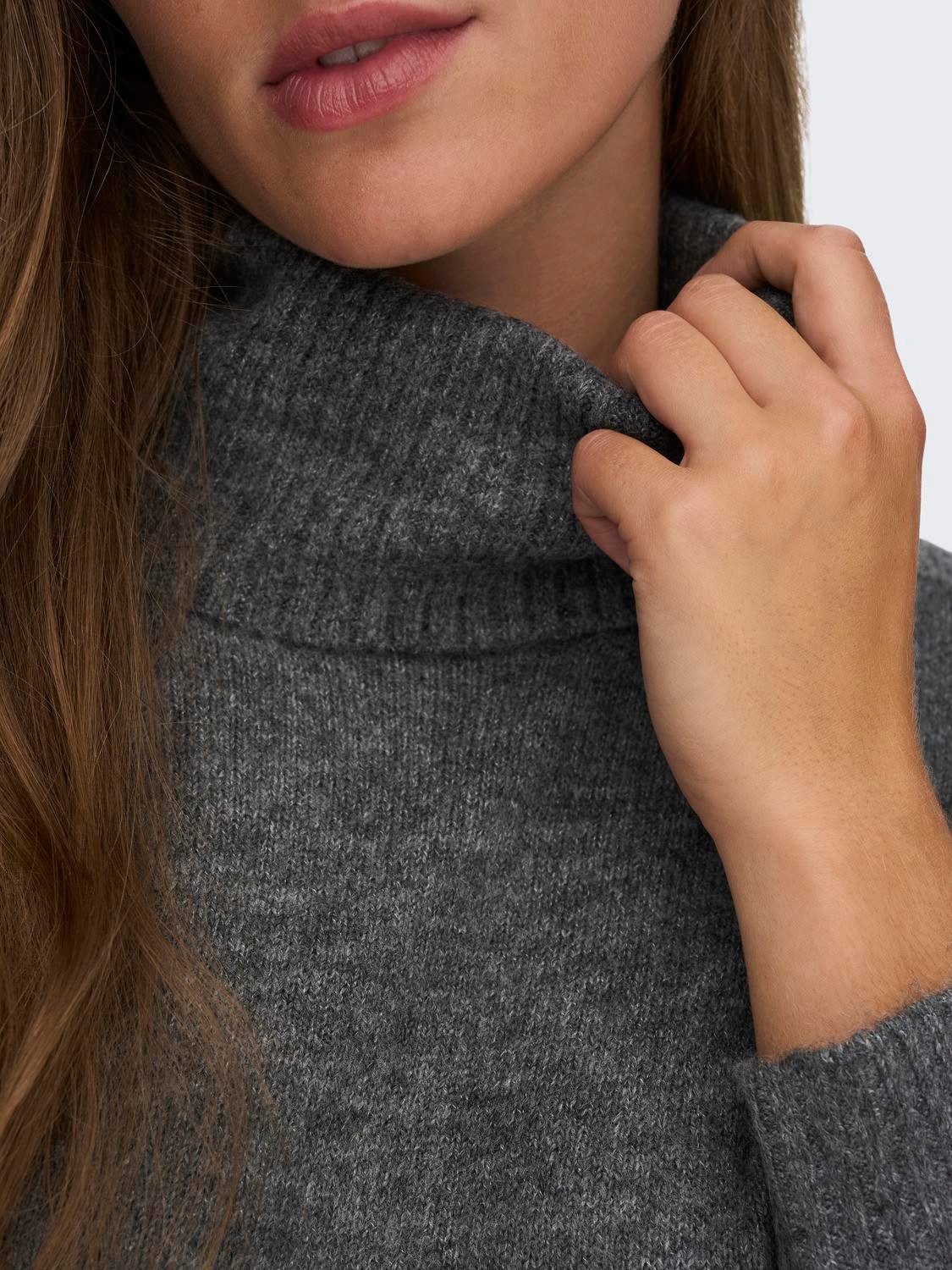 JDY Strickkleid JDYELANORA L/S COWLNECK DRESS KNT NOOS