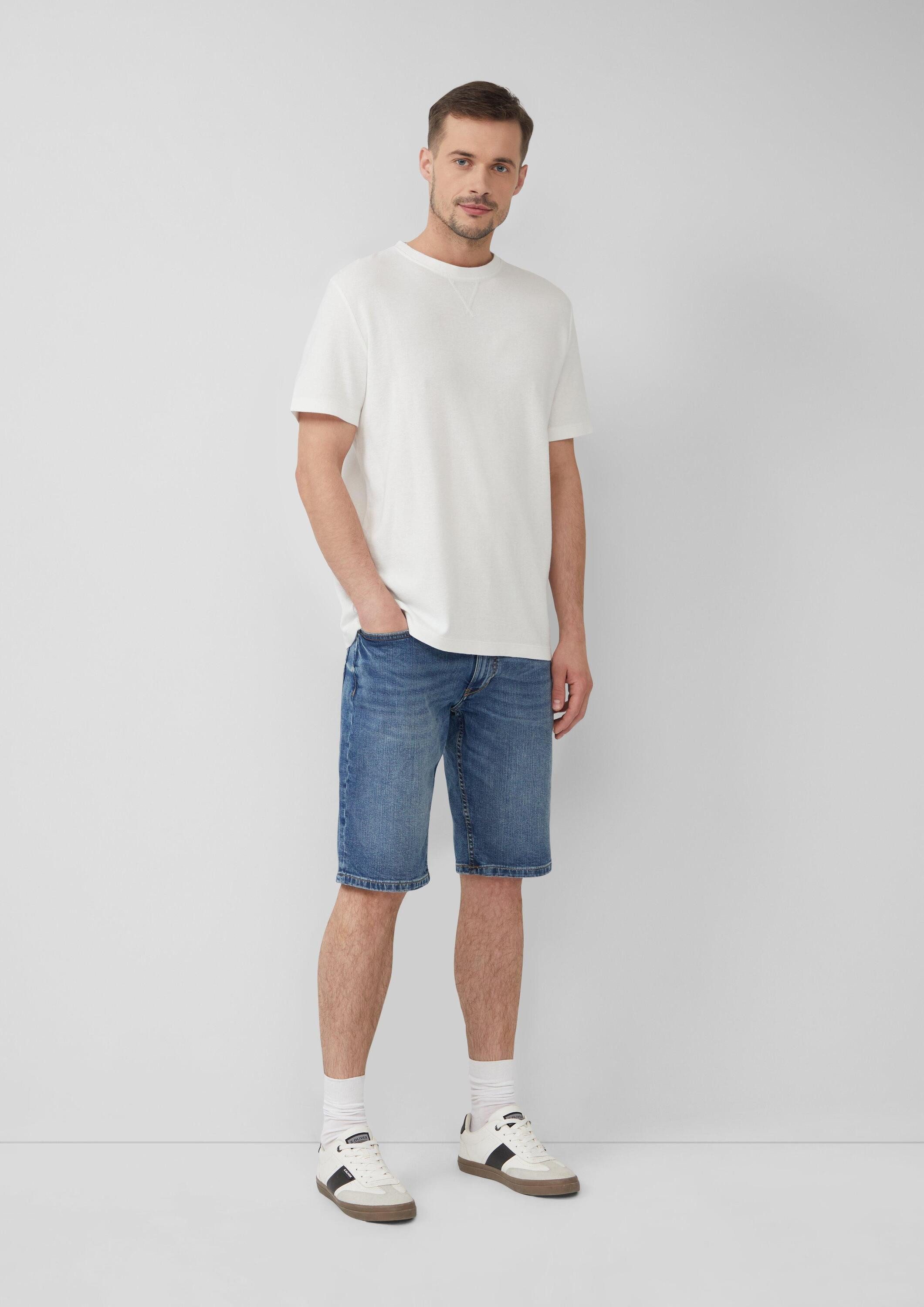 s.Oliver Jeansshorts Jeans-Hose Leichte Jeans-Bermuda / Regular Fit / Mid Rise