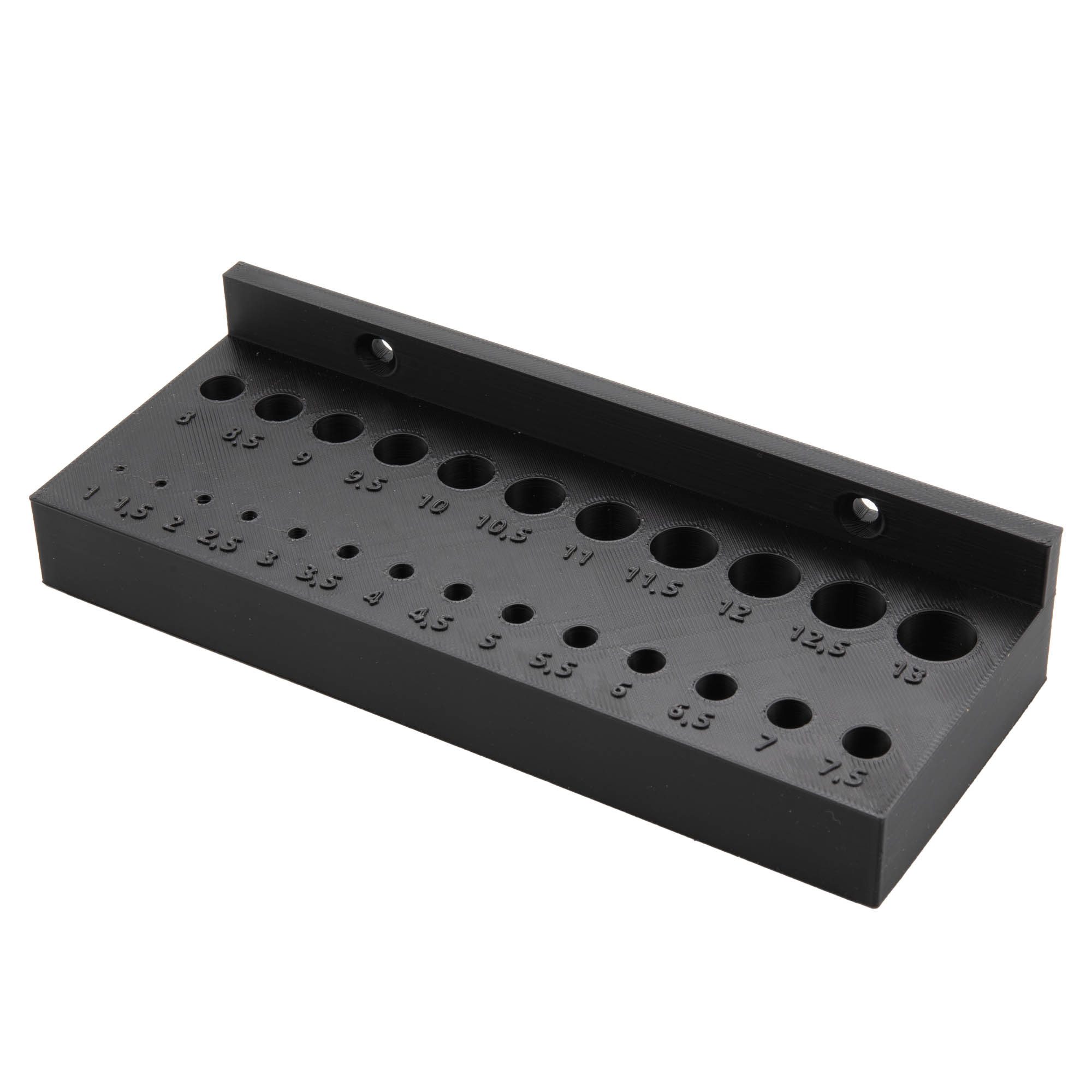 TSB Werk Bohrersatz Bohrer Wand Halter Bohrerhalter Bohrer 1-13mm, Sortierständer, Halterung, Universal – Bild 3 von 4