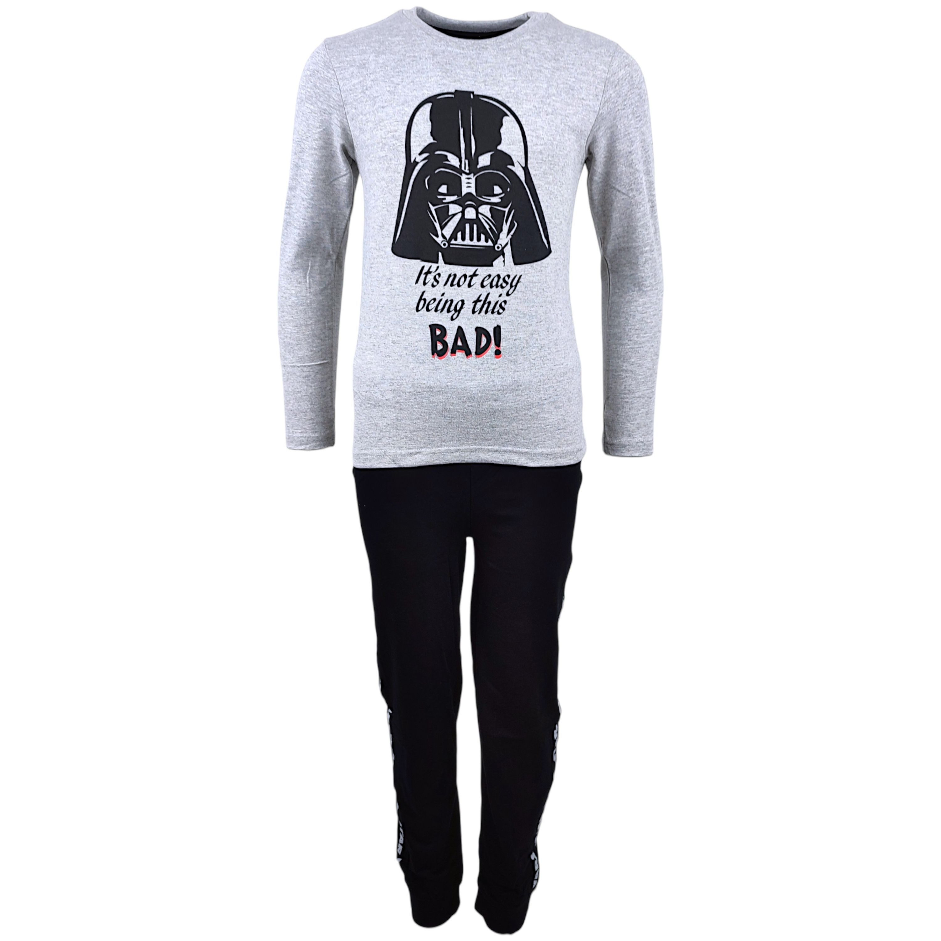 Star Wars Schlafanzug Darth Vader (2 tlg) Jungen Pyjama langarm Gr. 134 - 164 cm