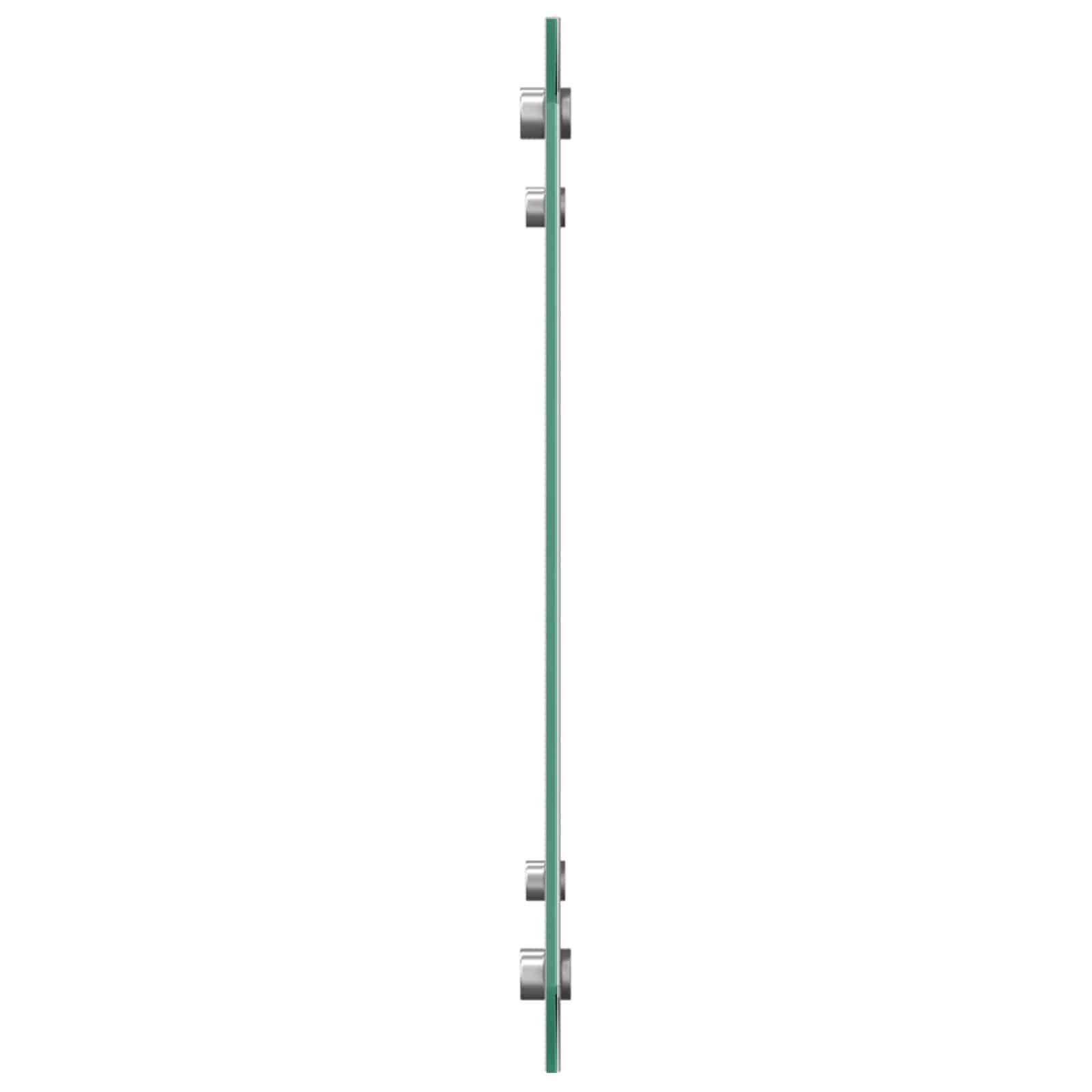 vidaXL Küchenrückwand Küchenrückwand Hellgrau 70 x 40 cm Gehärtetes Glas, (1-tlg)