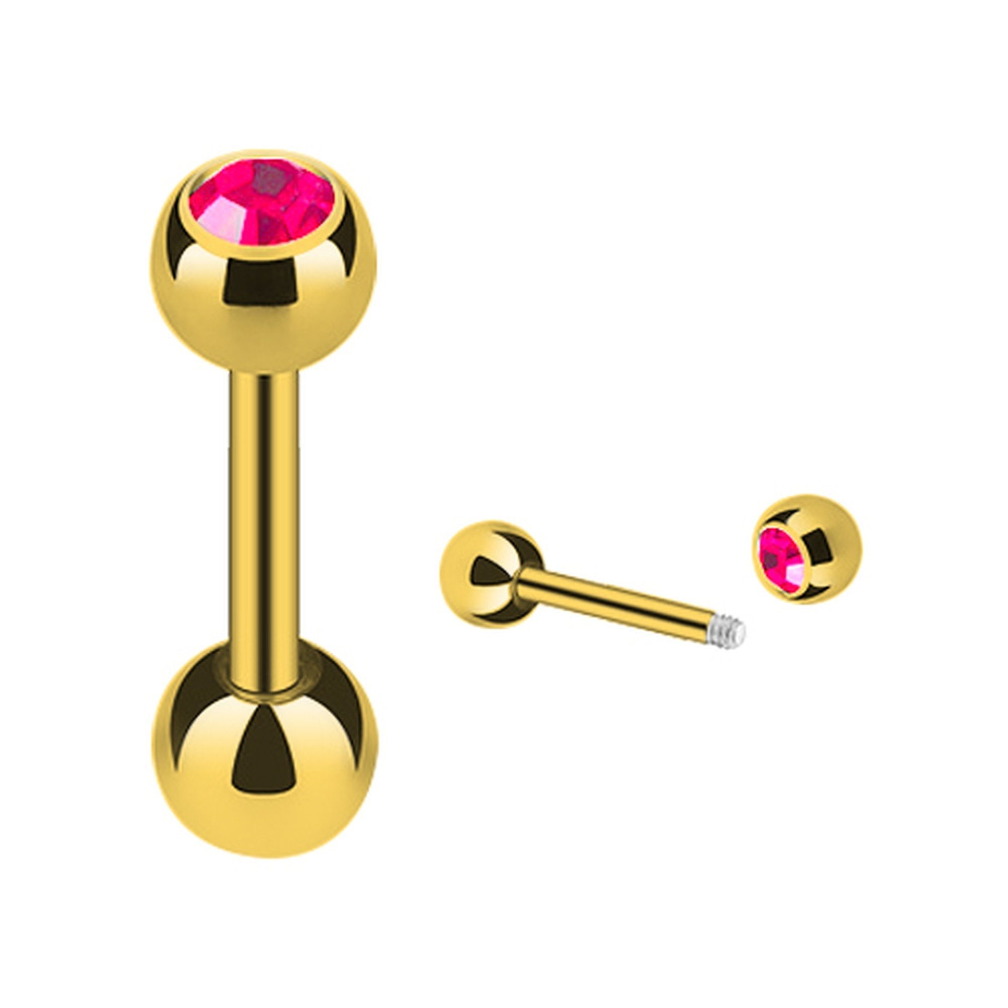 Taffstyle Piercing-Set Piercing Ohr Cartilage vergoldet günstig online kaufen