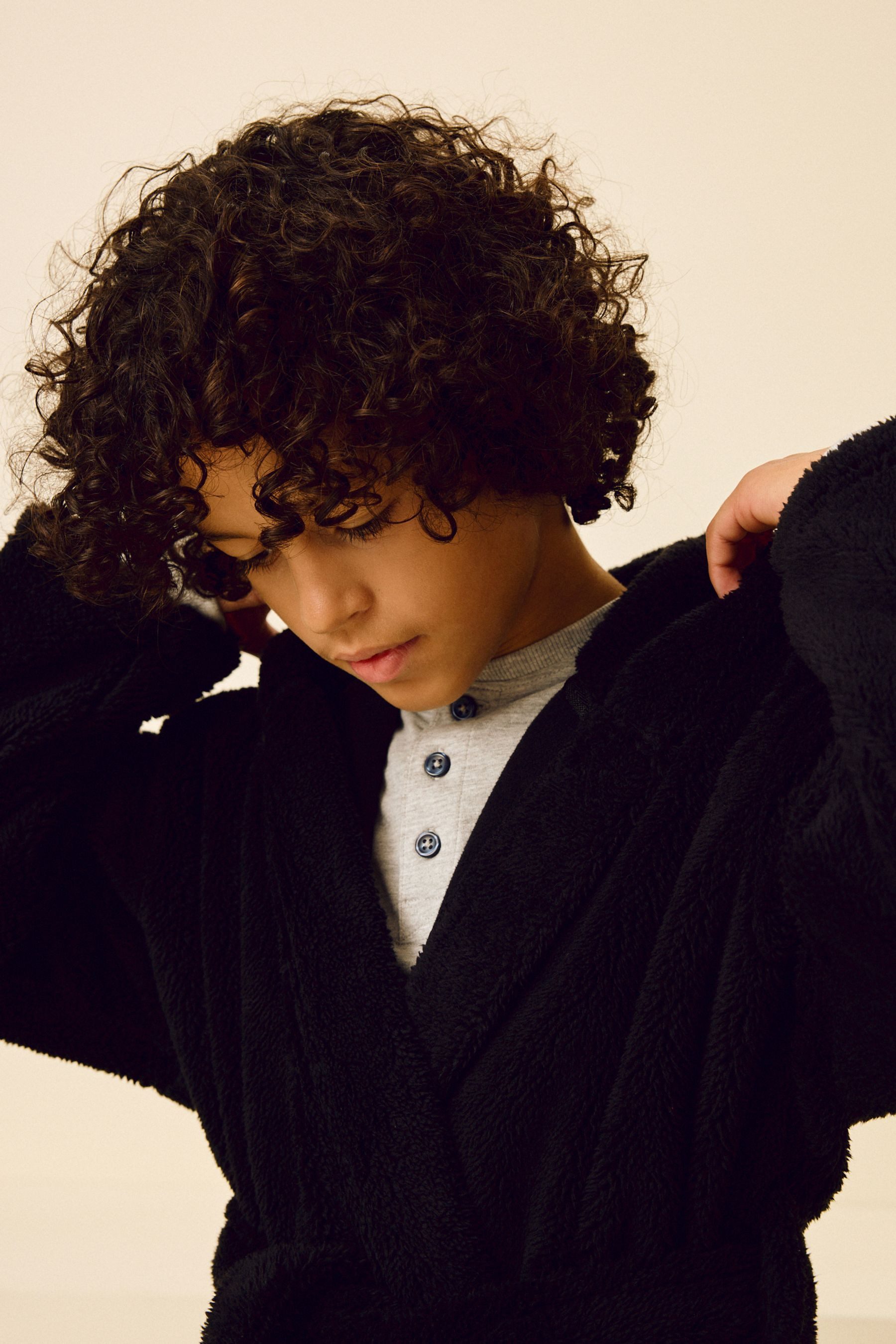 Kinderbademantel Fleece-Bademantel