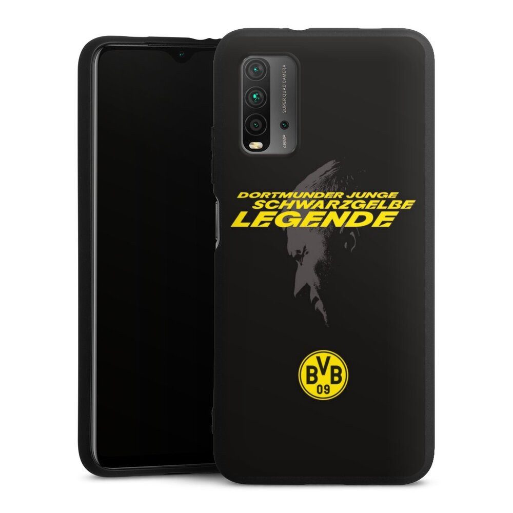 DeinDesign Handyhülle Marco Reus Borussia Dortmund BVB Danke Marco Schwarzgelbe Legende, Xiaomi Redmi 9T Silikon Hülle Premium Case Handy Schutzhülle