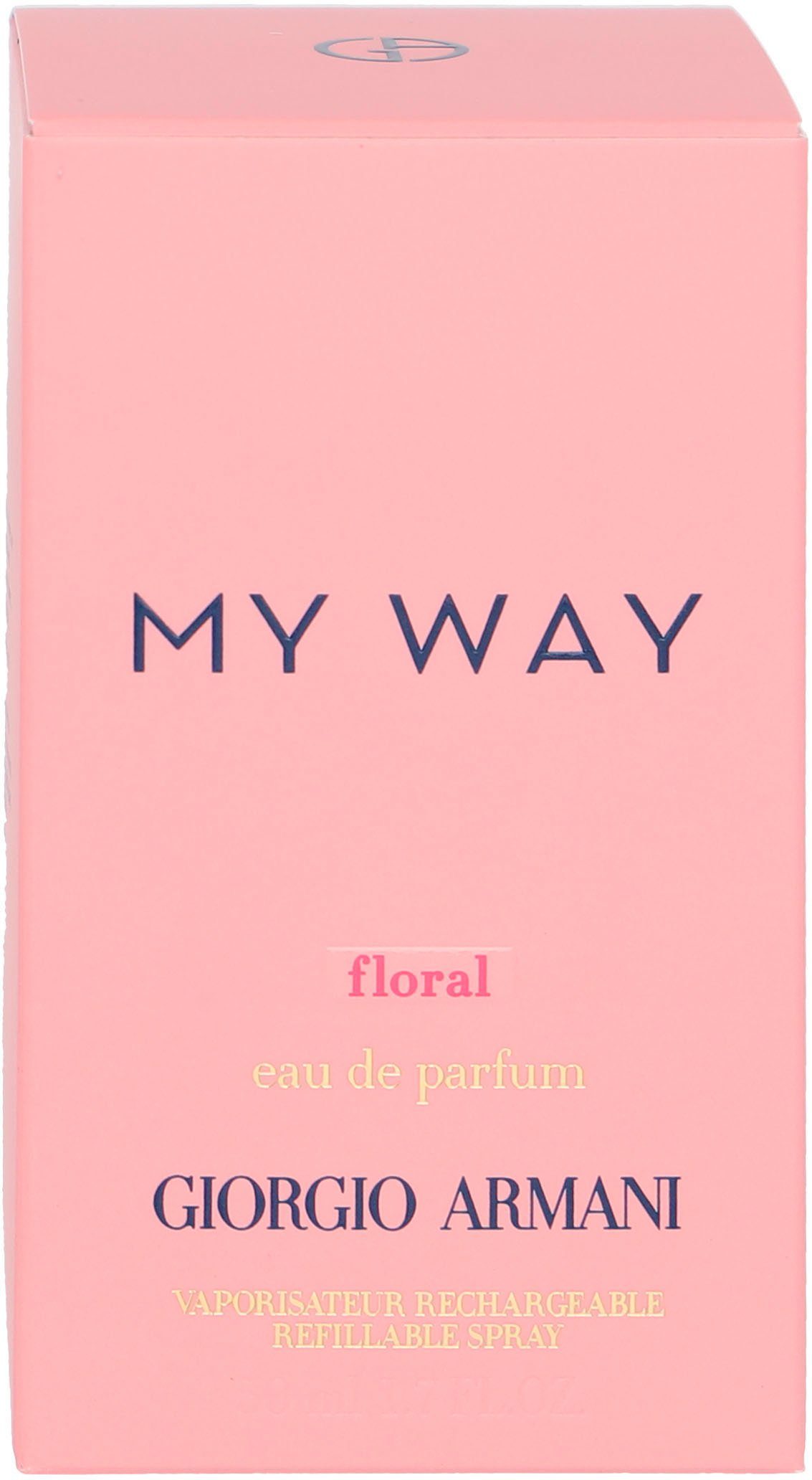 Giorgio Armani Eau de Parfum MY WAY FLORAL, EDP mit blumig-fruchtiger Komposition