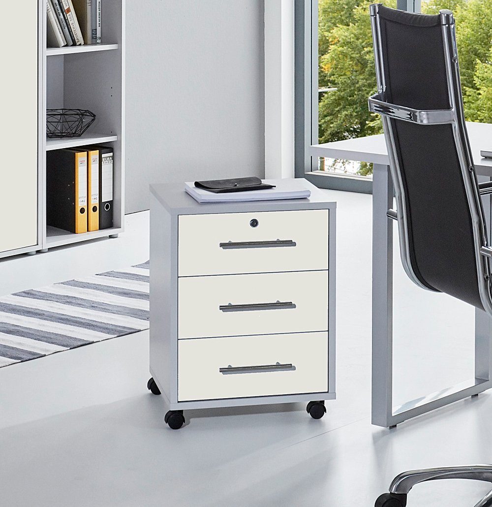 moebel-dich-auf Rollcontainer OFFICE EDITION, Metallgriffe, 1 günstig online kaufen