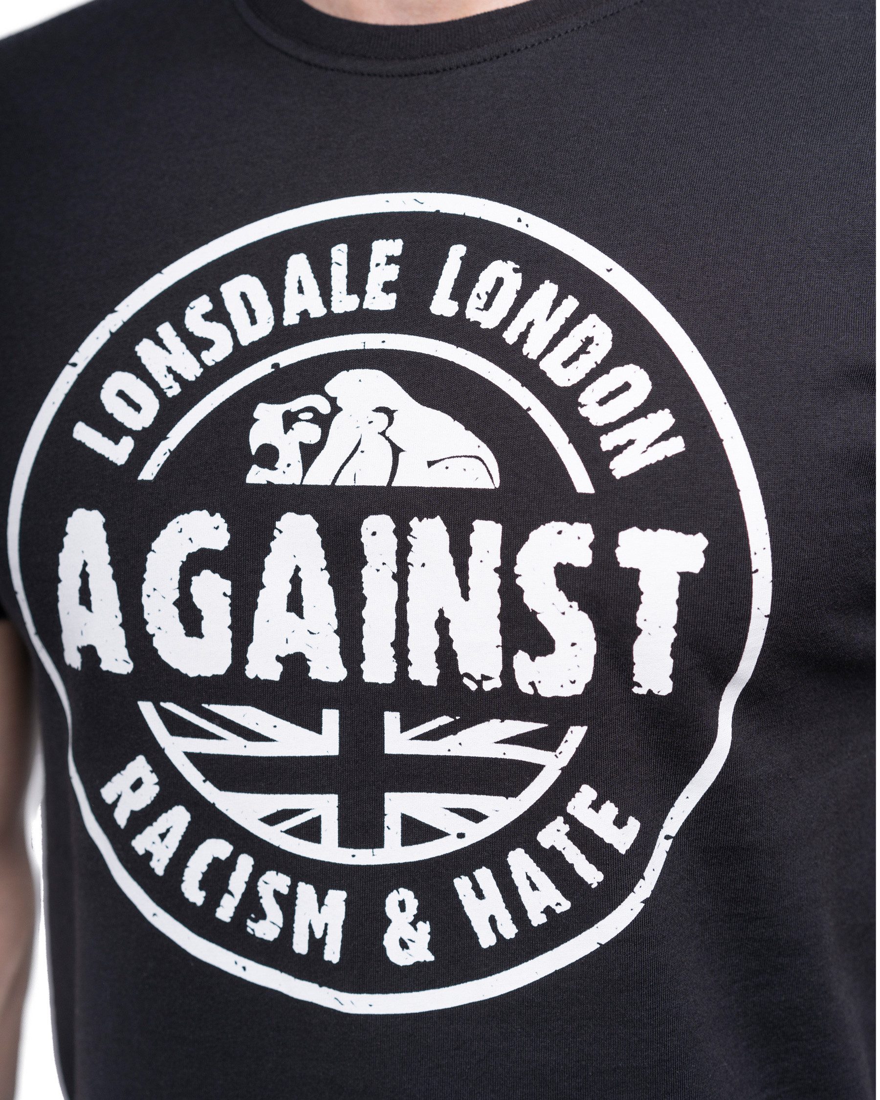 Lonsdale T-Shirt Lonsdale T-Shirt Against Racism (Packung, 1er-Pack)