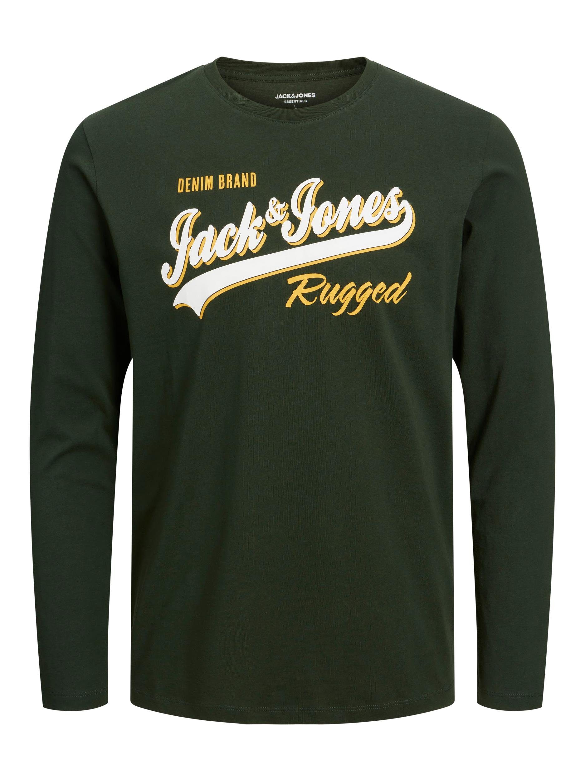 Jack ONECK Jones Mountain Junior AW23 JJELOGO Langarmshirt 2 View & COL TEE NOOS LS JNR