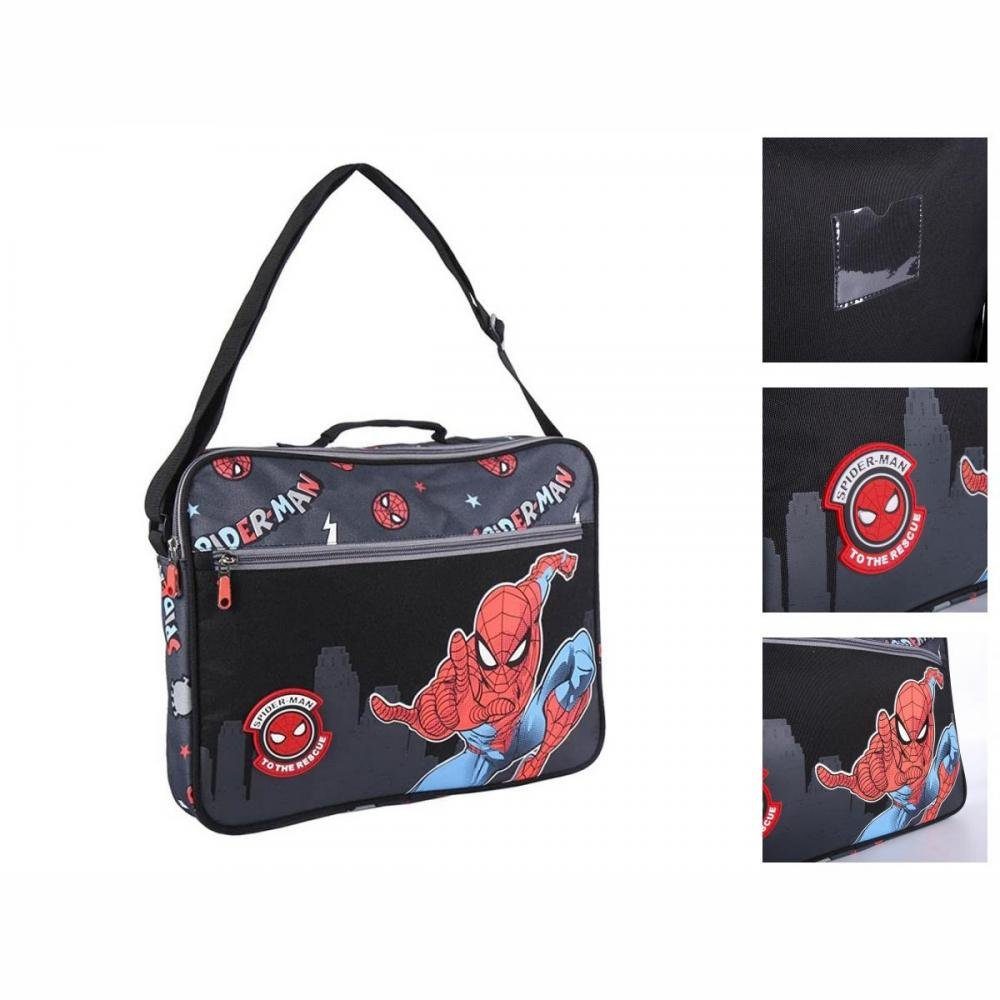 Spiderman Handtasche Schultasche Spiderman 38 x cm 29 x Schwarz 6