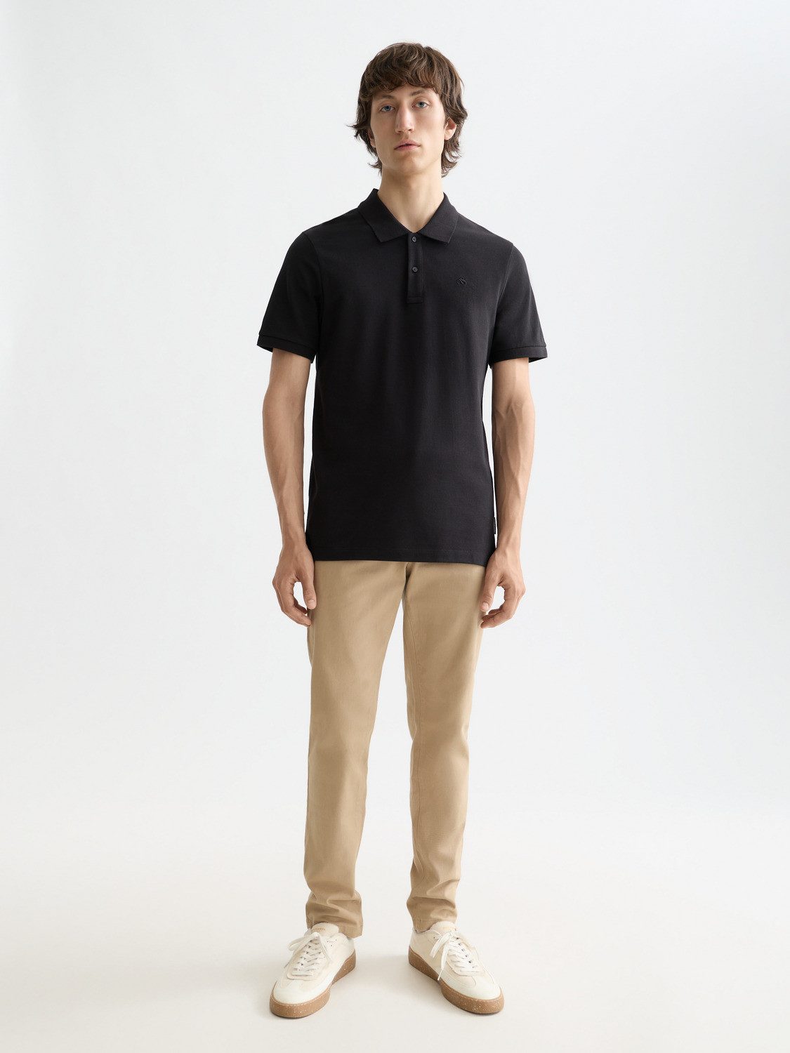 Scotch & Soda Kurzarmhemd aus Piqué mit Logo