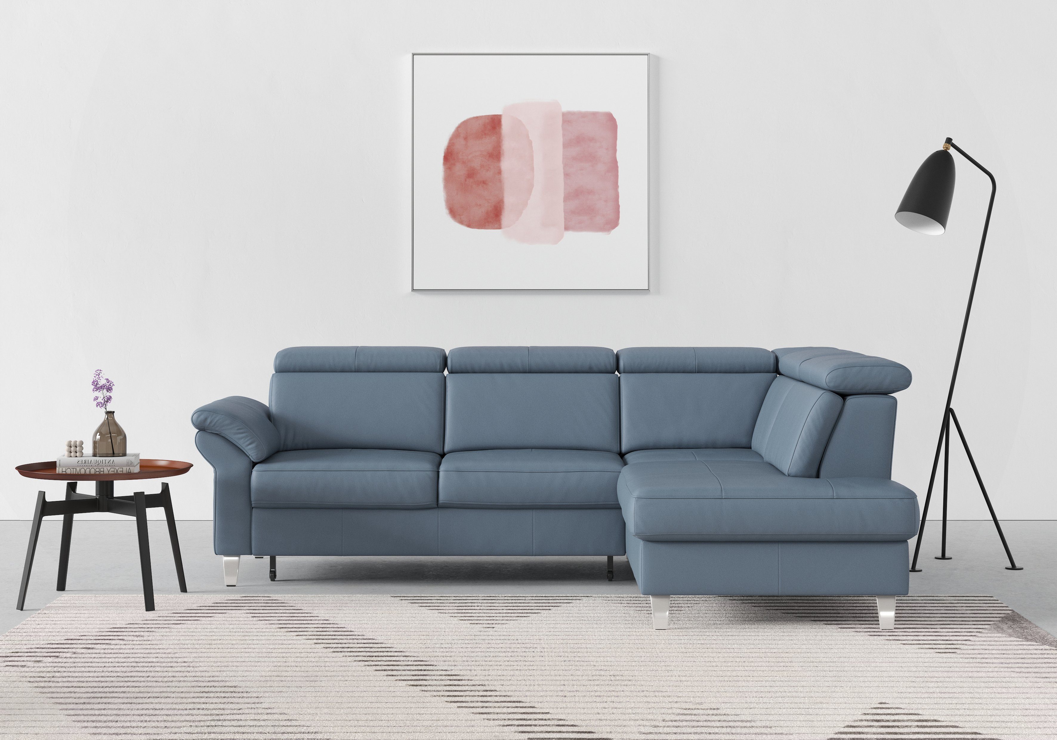 sit&more Ecksofa Arngast L-Form, inklusive Kopfteilverstellung günstig online kaufen