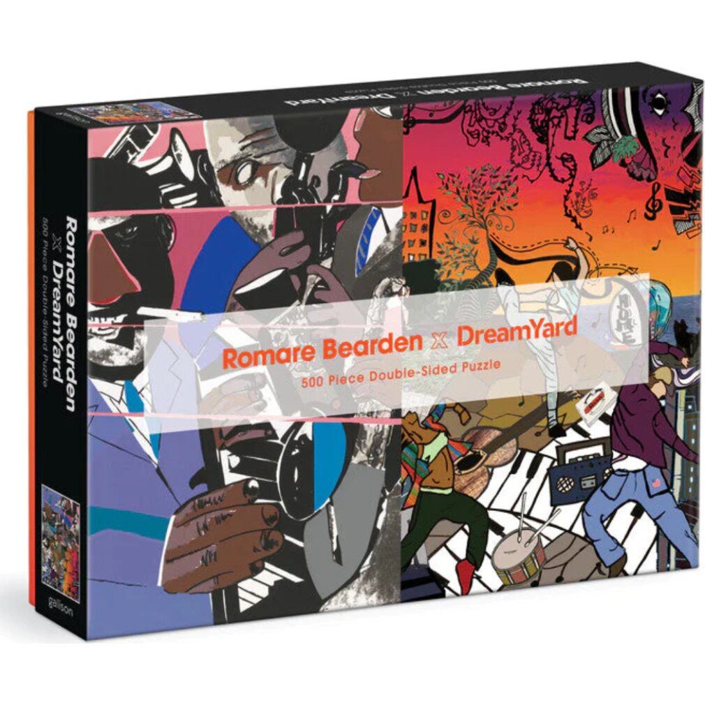 abrams&chronicle Puzzle GALISON Doppelseitiges Puzzle Romare Bearden x DreamYard 500 Teile, Puzzleteile