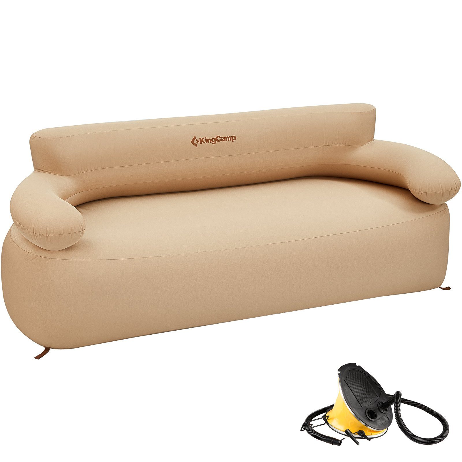KingCamp Campingstuhl Camping Couch Air Sofa XL Aufblasbar, Luft Sitz Glamping Garten Möbel